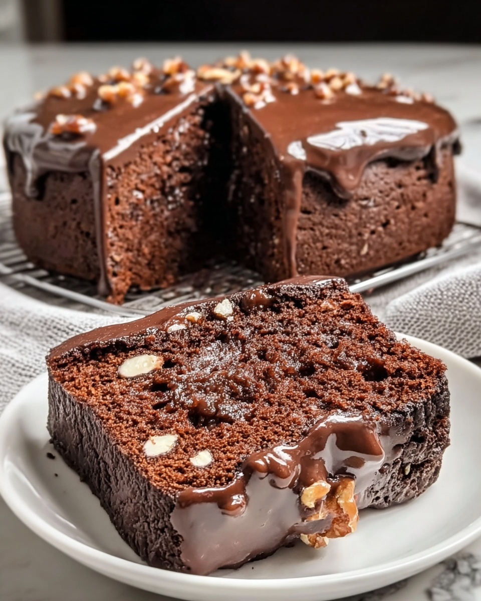 Hot Fudge Brownie Bread Recipe - Recipe Image
