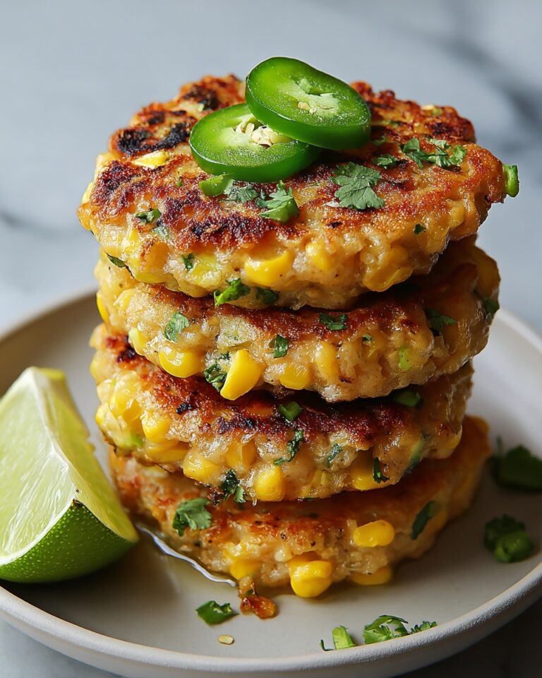 Mexican Corn Cakes with Jalapeño & Lime Recipe