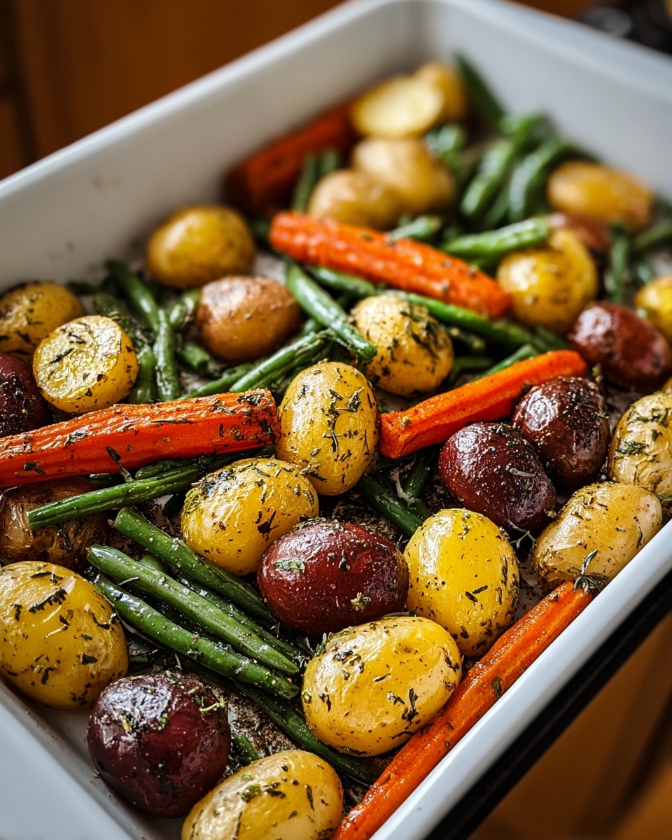 Garlic Herb Roasted Vegetables Recipe - Recipe Image