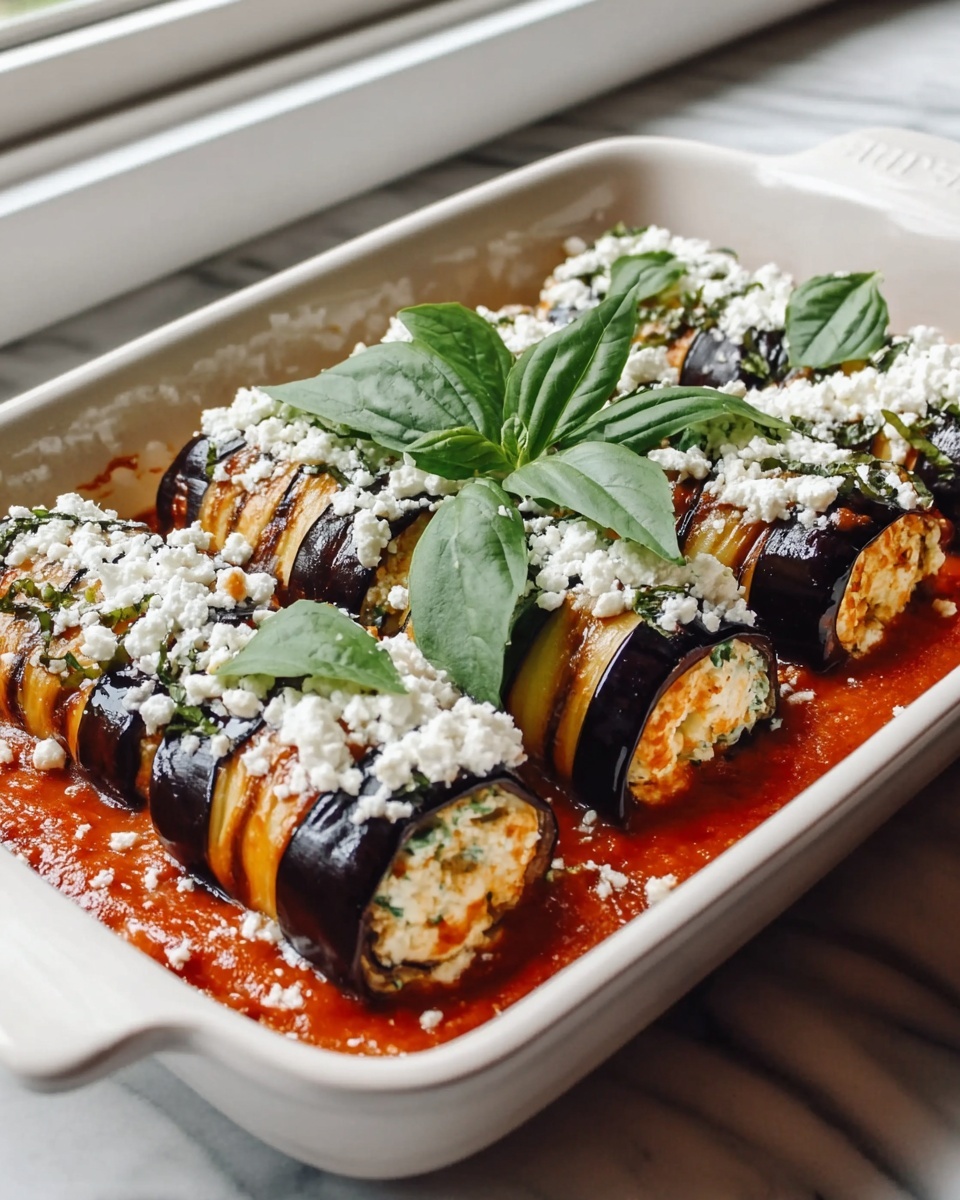 Eggplant Involtini: A Flavorful Italian Delight Recipe - Recipe Image