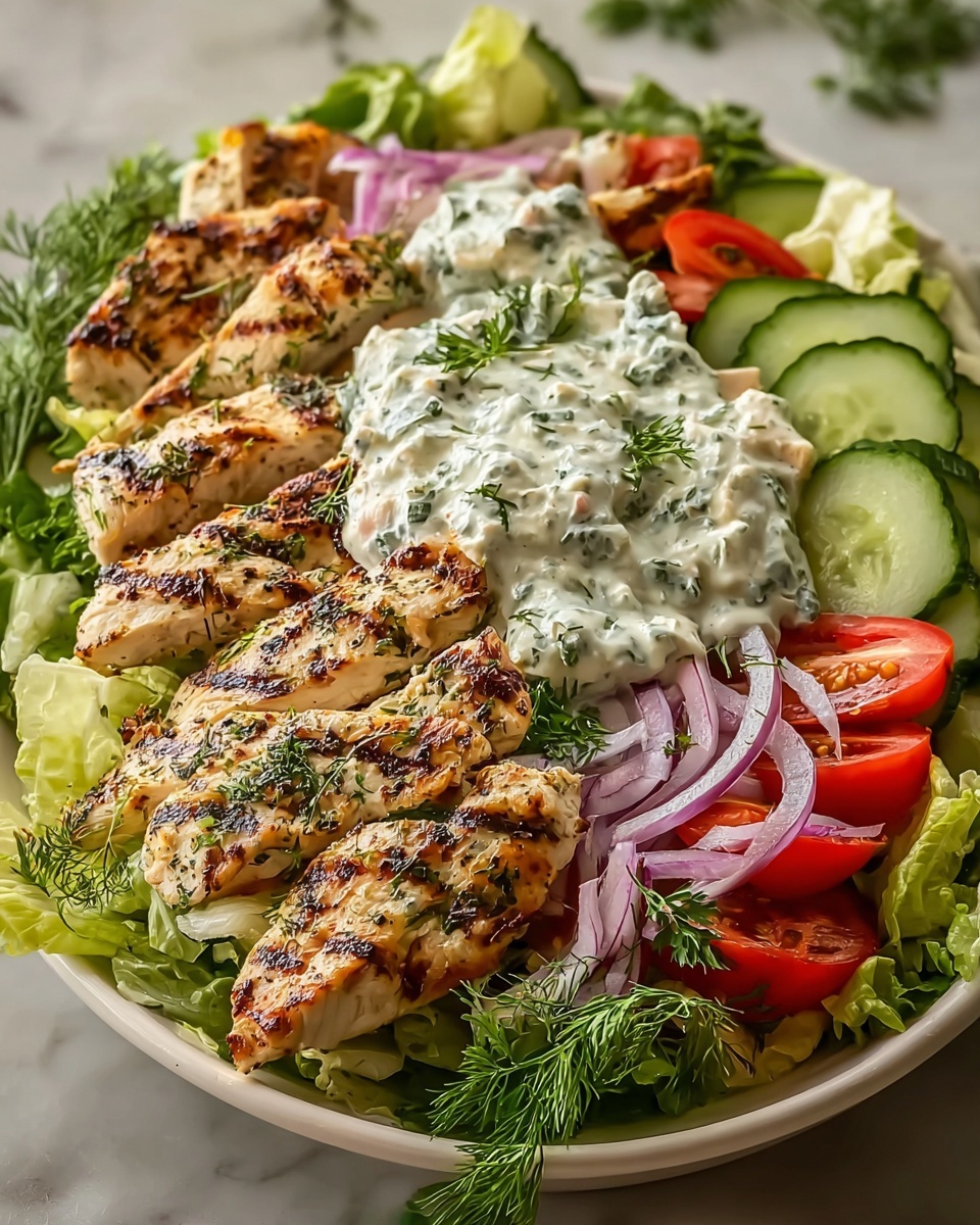 Tzatziki Chicken Salad Recipe - Recipe Image