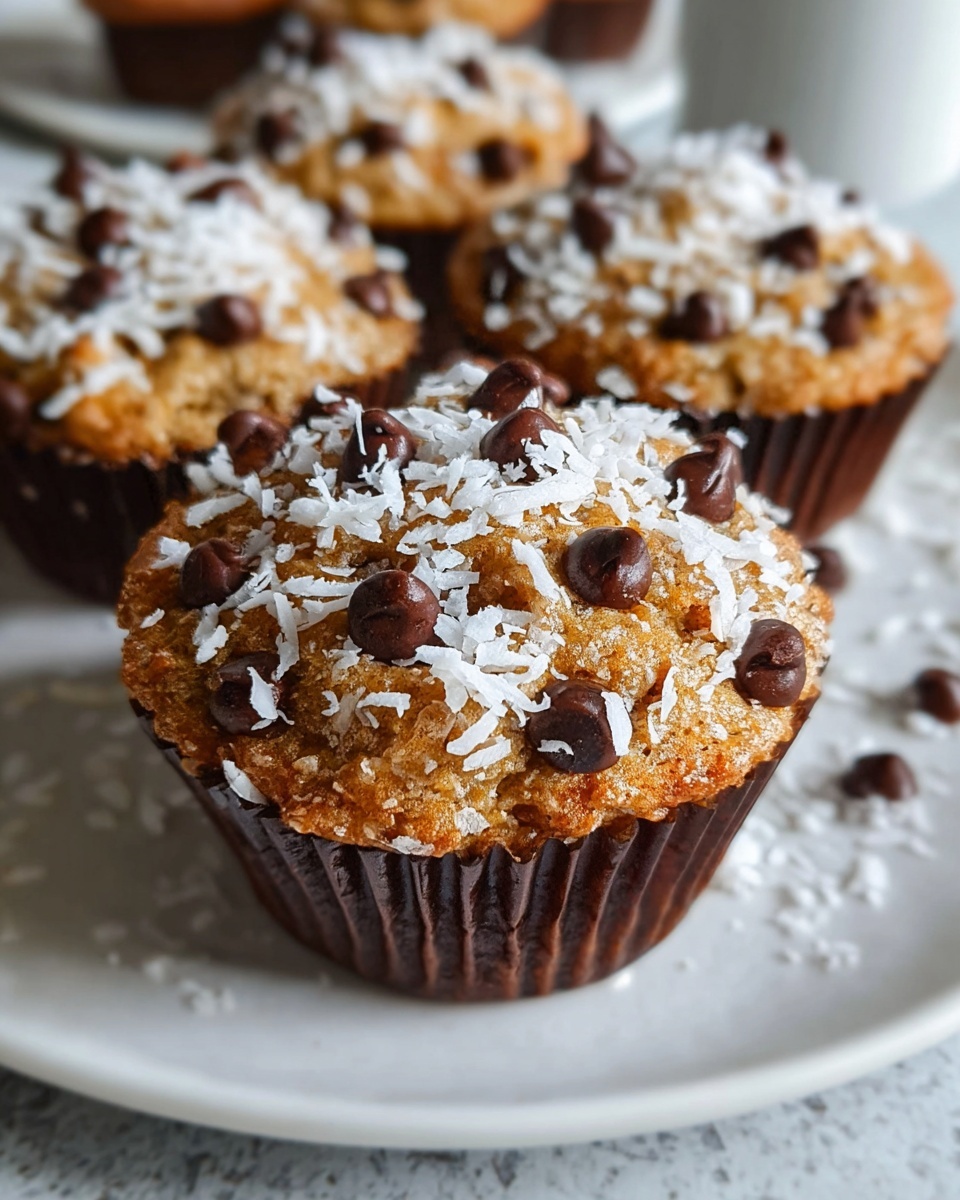 Chocolate Banana Coconut Monkey Muffins Recipe - Recipe Image
