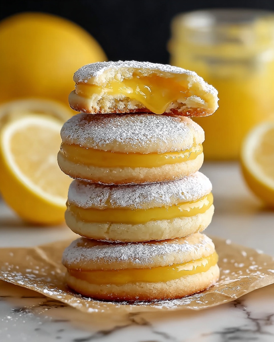 Stuffed Lemon Cookies Recipe - Recipe Image