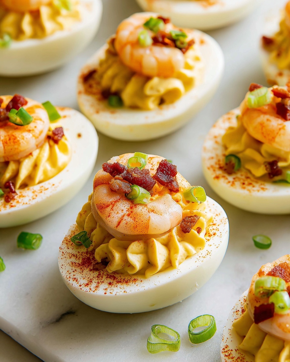 Cajun Shrimp Deviled Eggs Recipe - Recipe Image