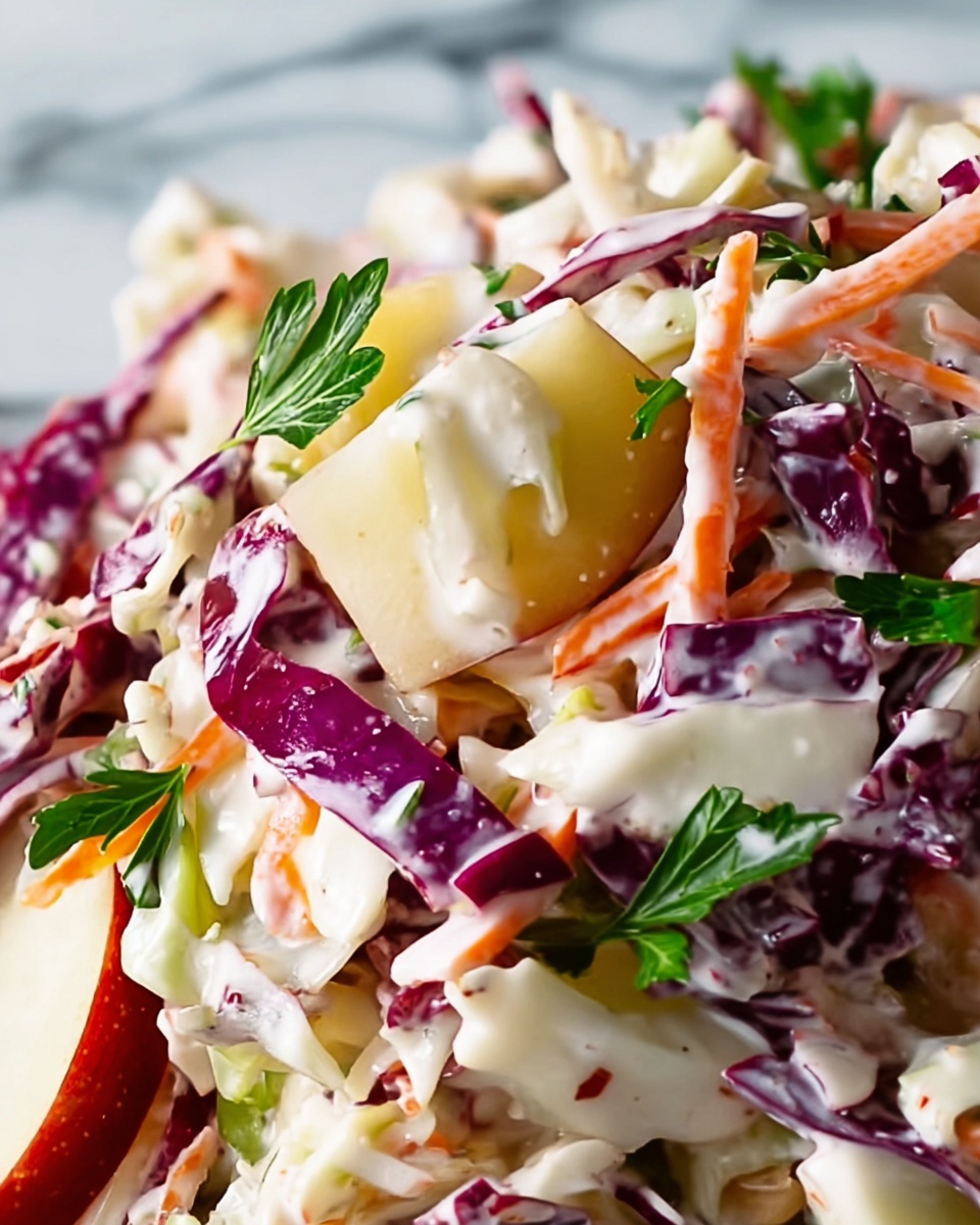 Apple Cranberry Coleslaw Recipe - Recipe Image