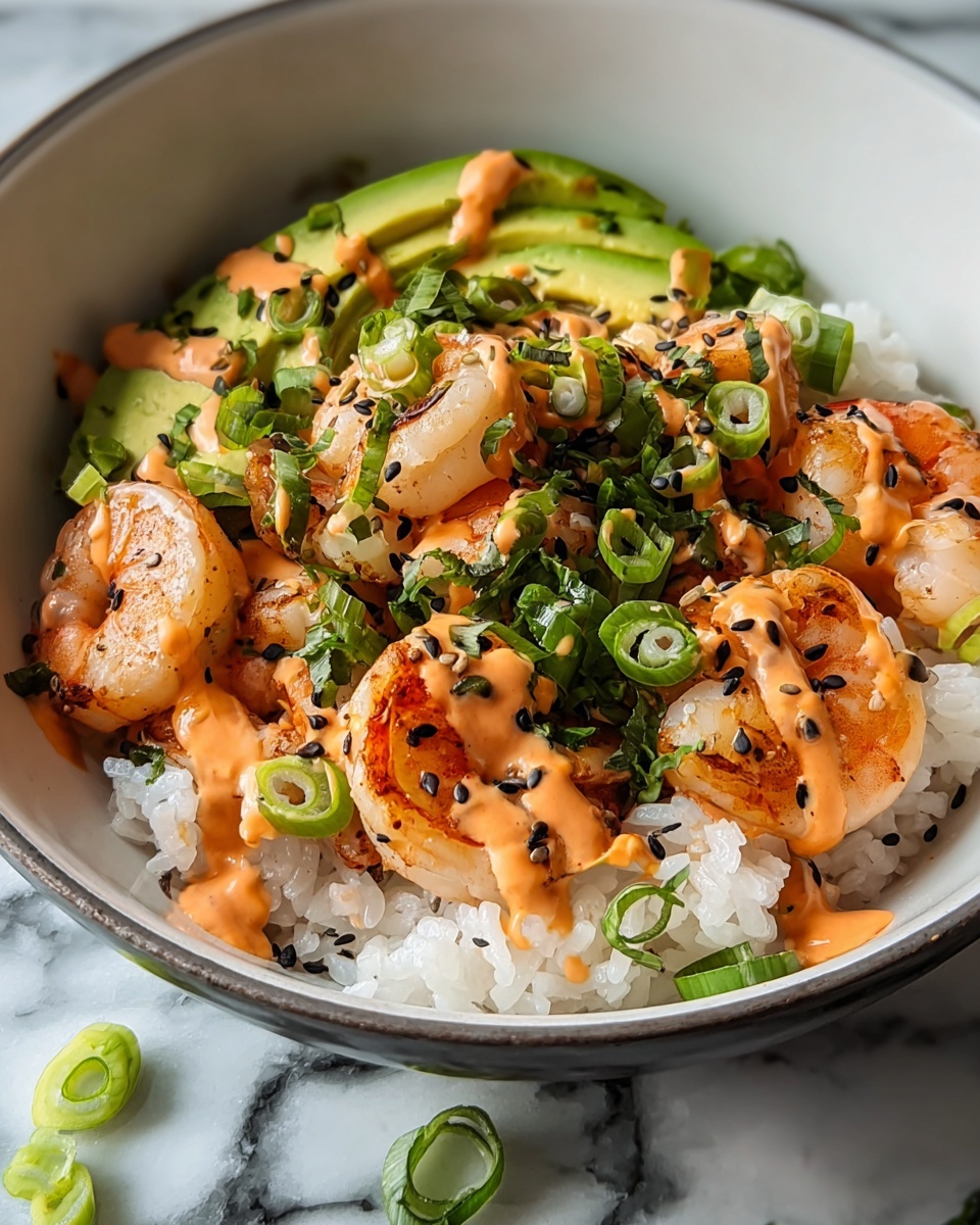 Best Shrimp Rice Bowls with Spicy Mayo Recipe - Recipe Image