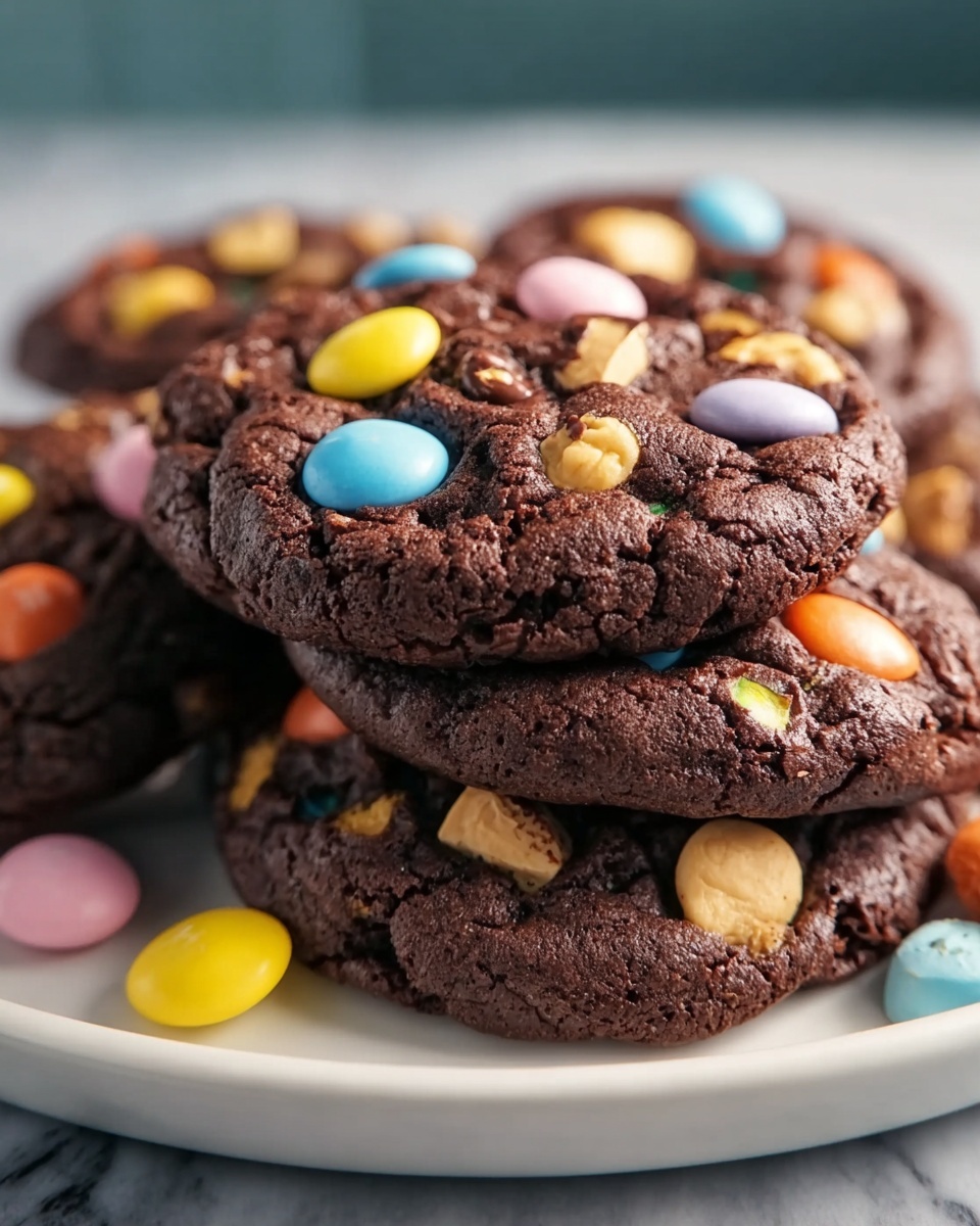 Easter Egg Brownie Cookies Recipe - Recipe Image