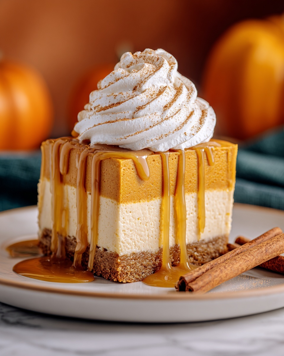 No-Bake Pumpkin Cheesecake Recipe - Recipe Image