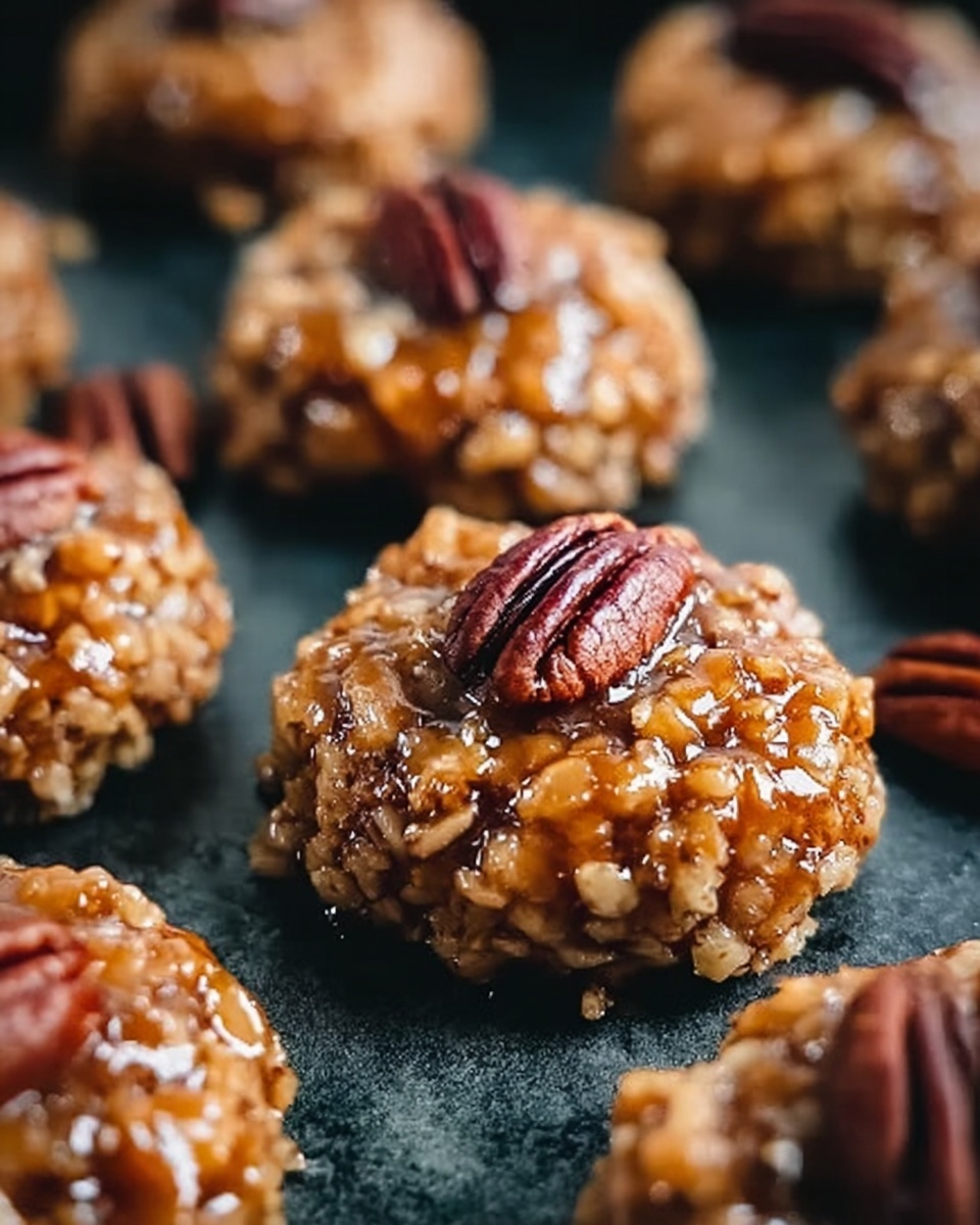 No-Bake Pecan Coconut Praline Cookies Recipe - Recipe Image