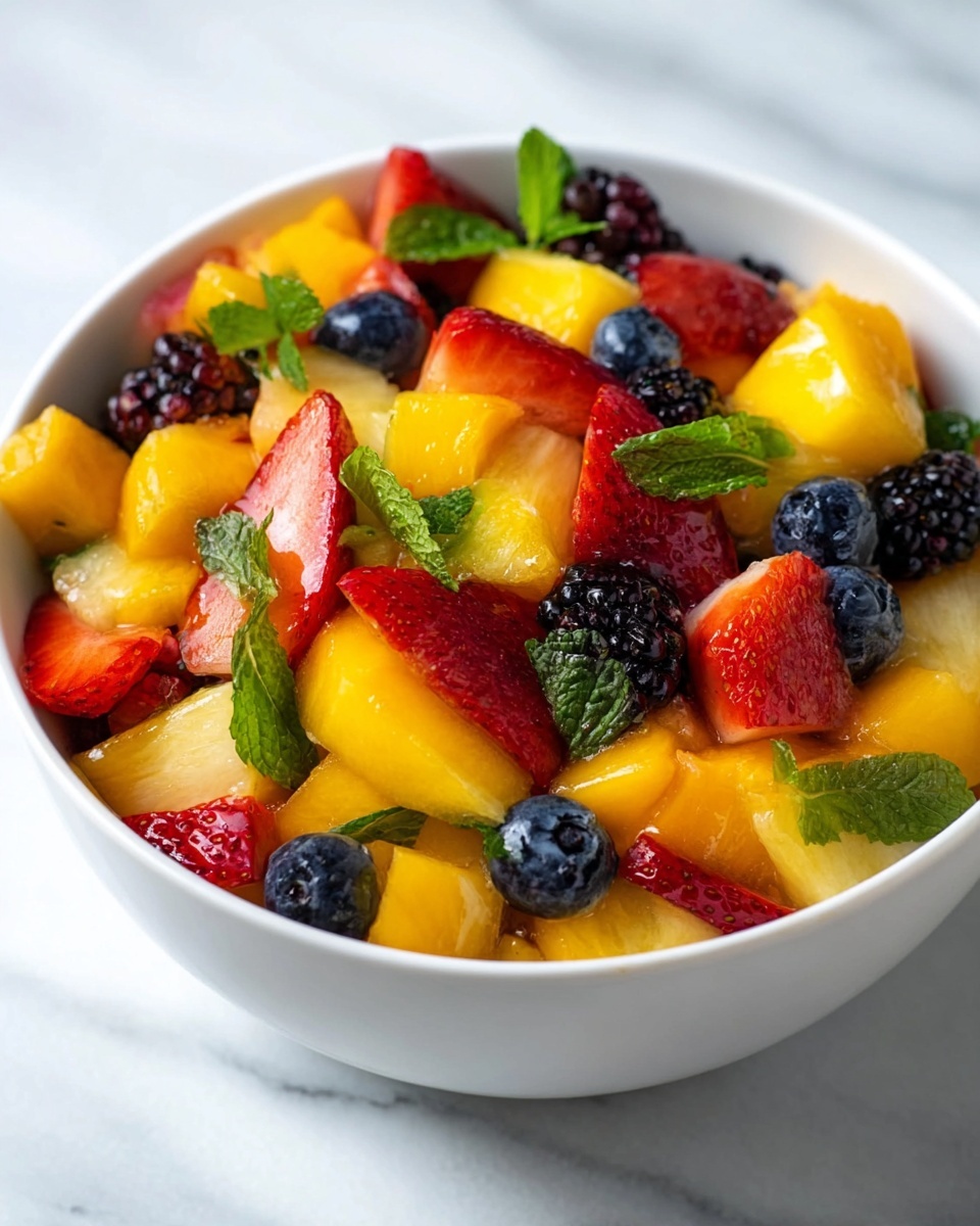 Easy Fruit Salad Bowl Recipe - Recipe Image