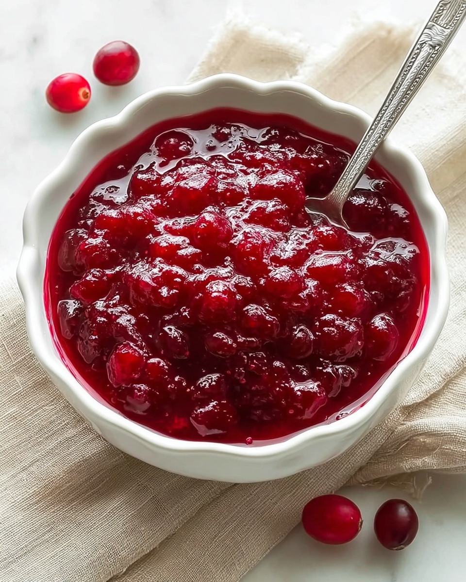 Simple Homemade Cranberry Sauce Recipe - Recipe Image