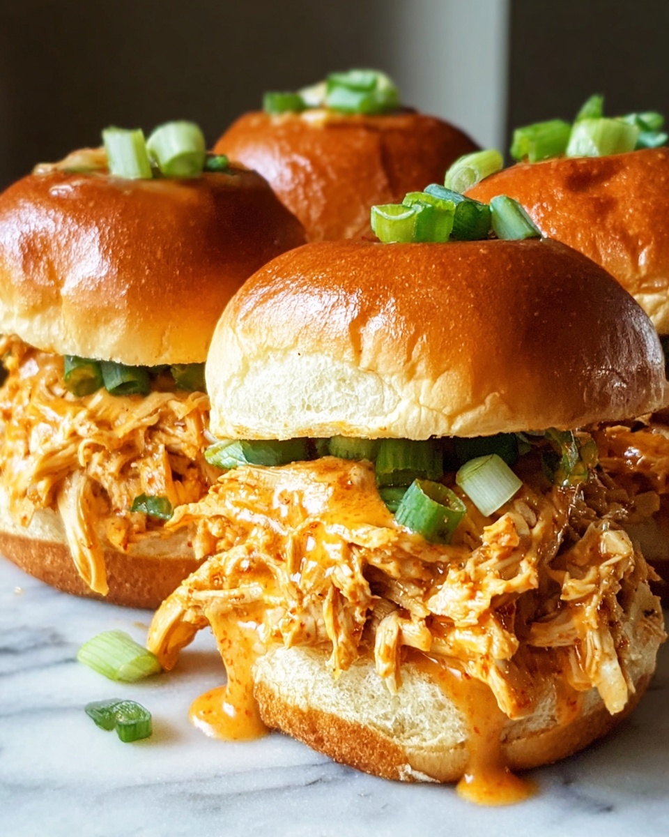 Buffalo Chicken Sliders Recipe - Recipe Image