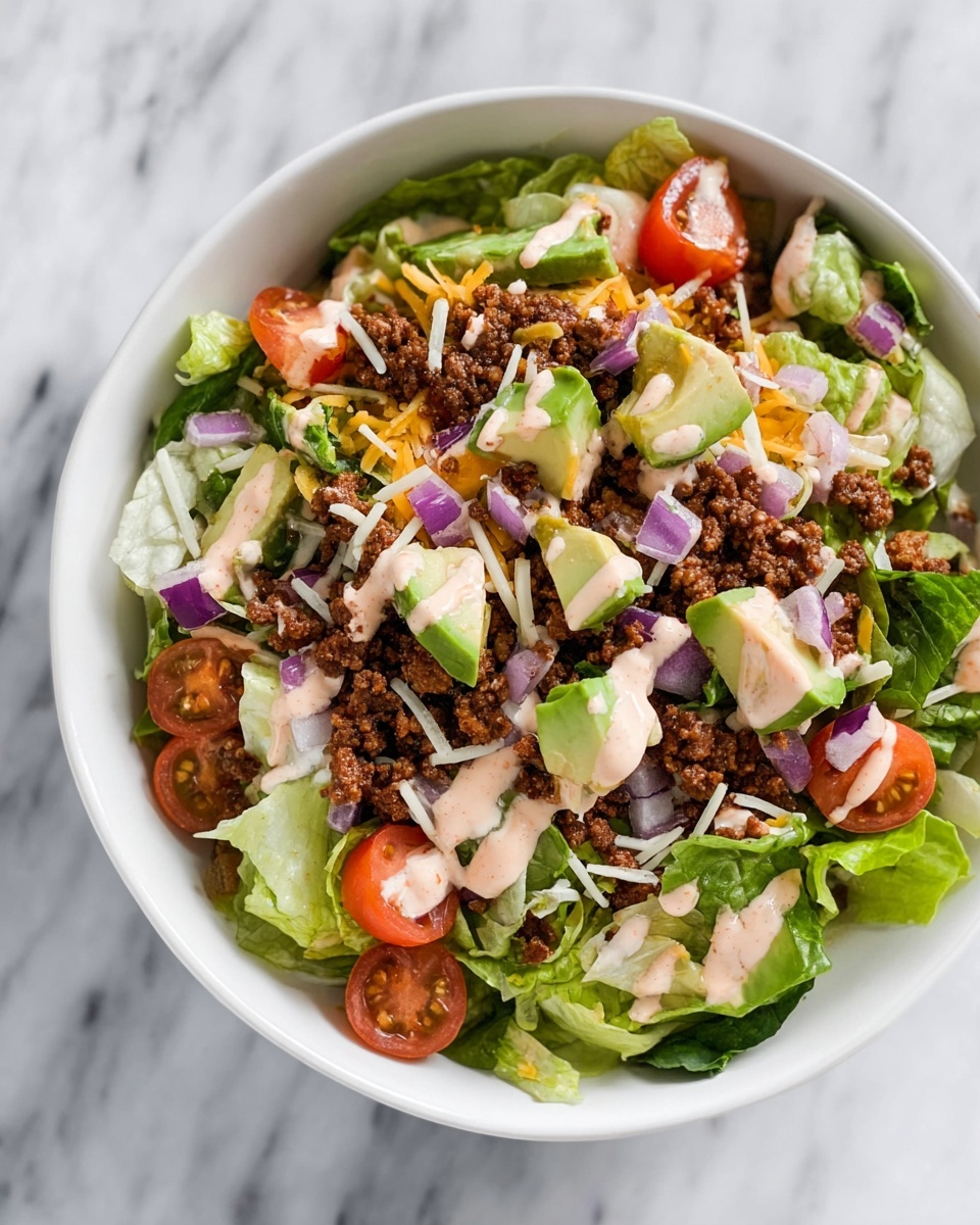 Low-Carb Taco Salad Recipe - Recipe Image