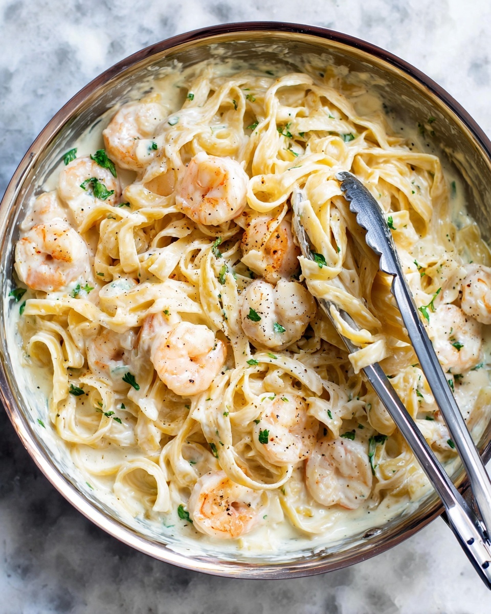 Easy Shrimp Alfredo Recipe - Recipe Image