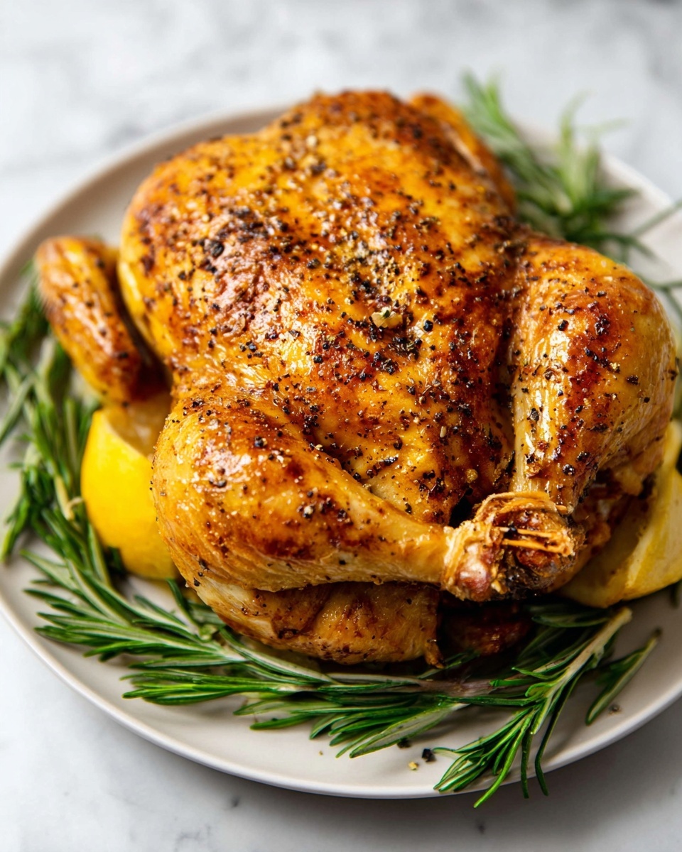 Easy Roast Chicken with Lemon, Garlic, and Rosemary Recipe - Recipe Image