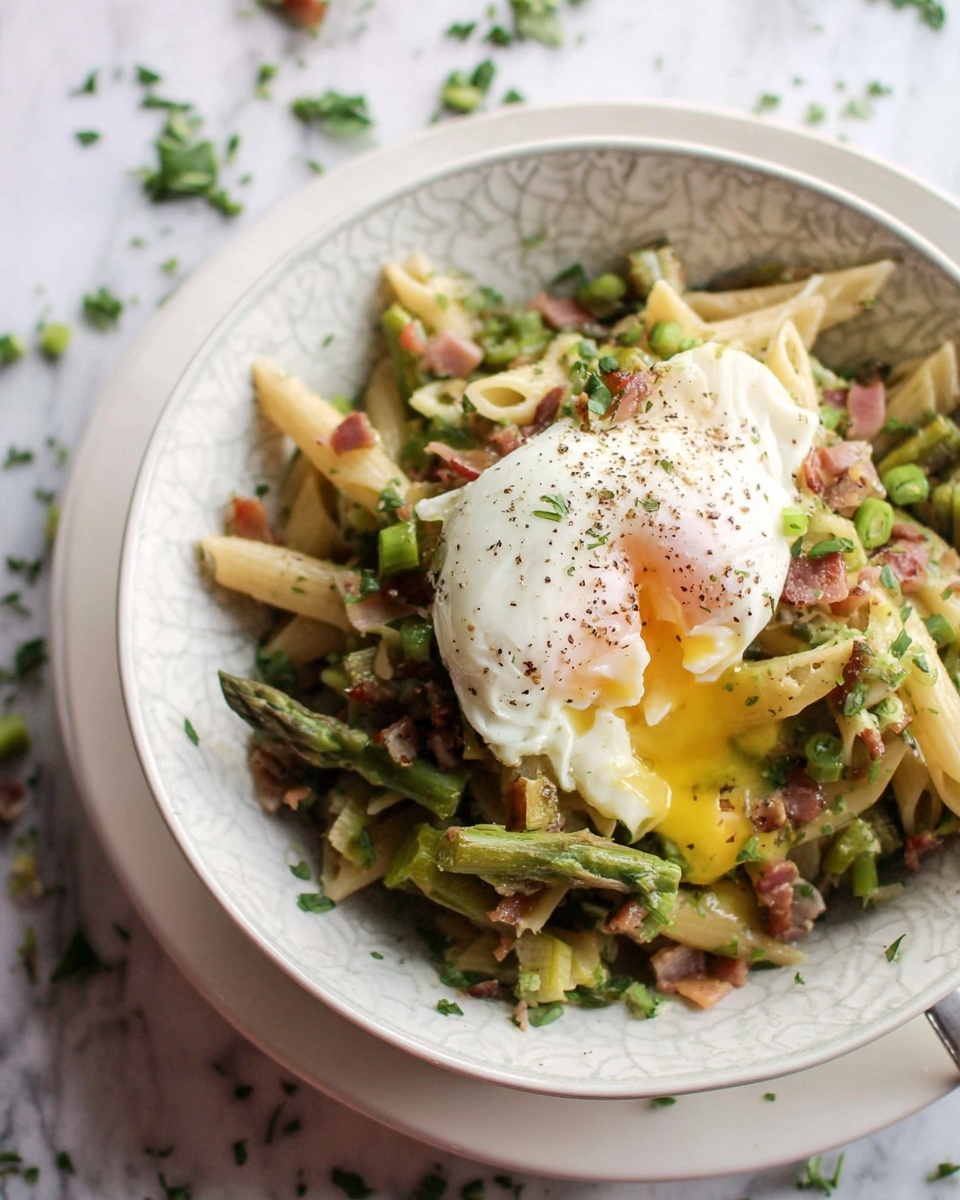 Asparagus and Bacon Pasta Recipe - Recipe Image