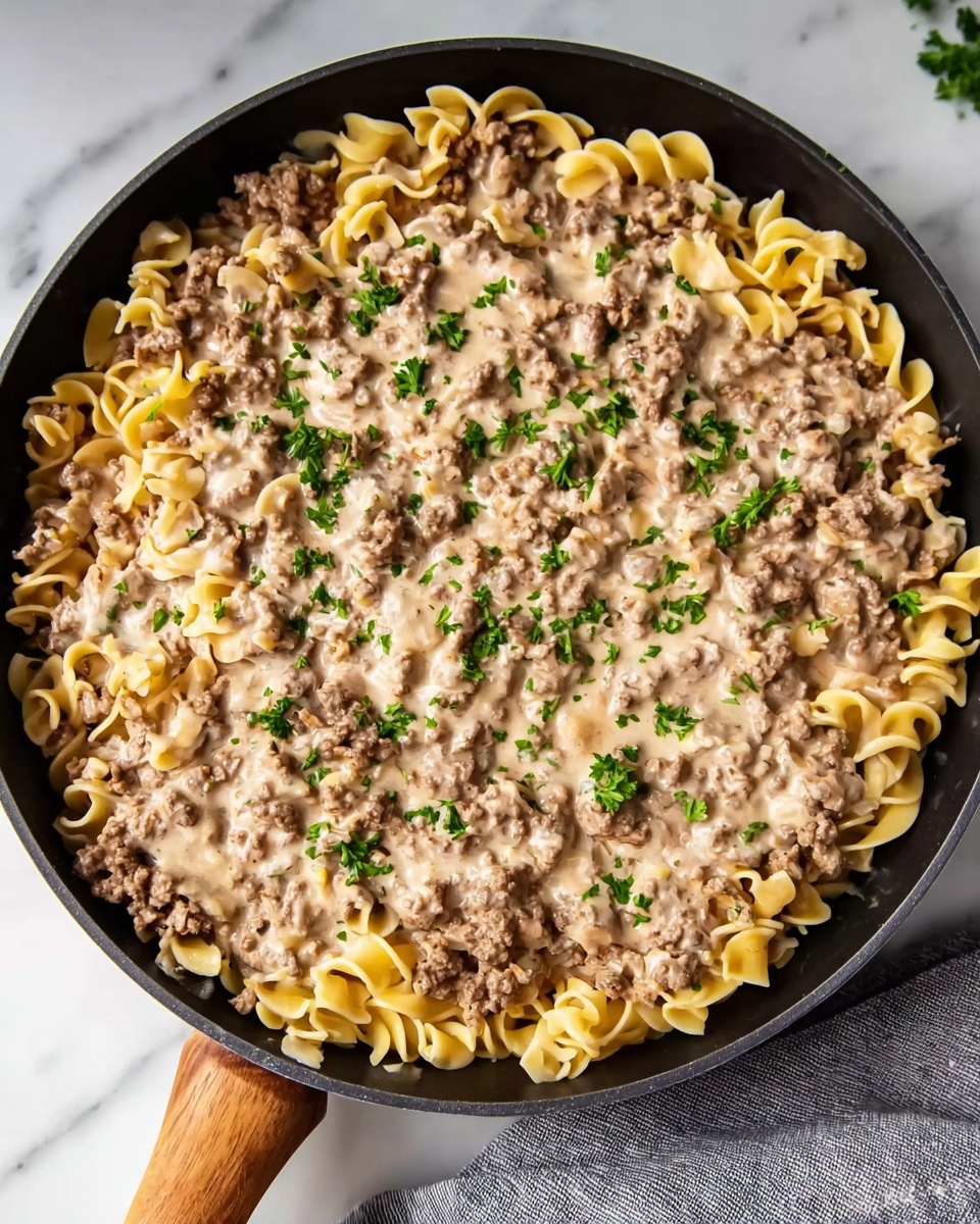 Comforting Ground Beef Stroganoff Your Whole Family Will Love Recipe - Recipe Image