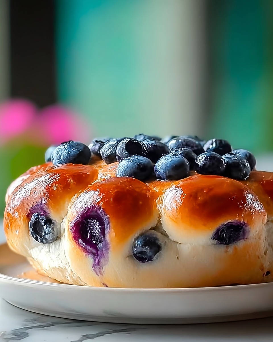 Irresistible Cottage Cheese Blueberry Cloud Bread Recipe - Recipe Image