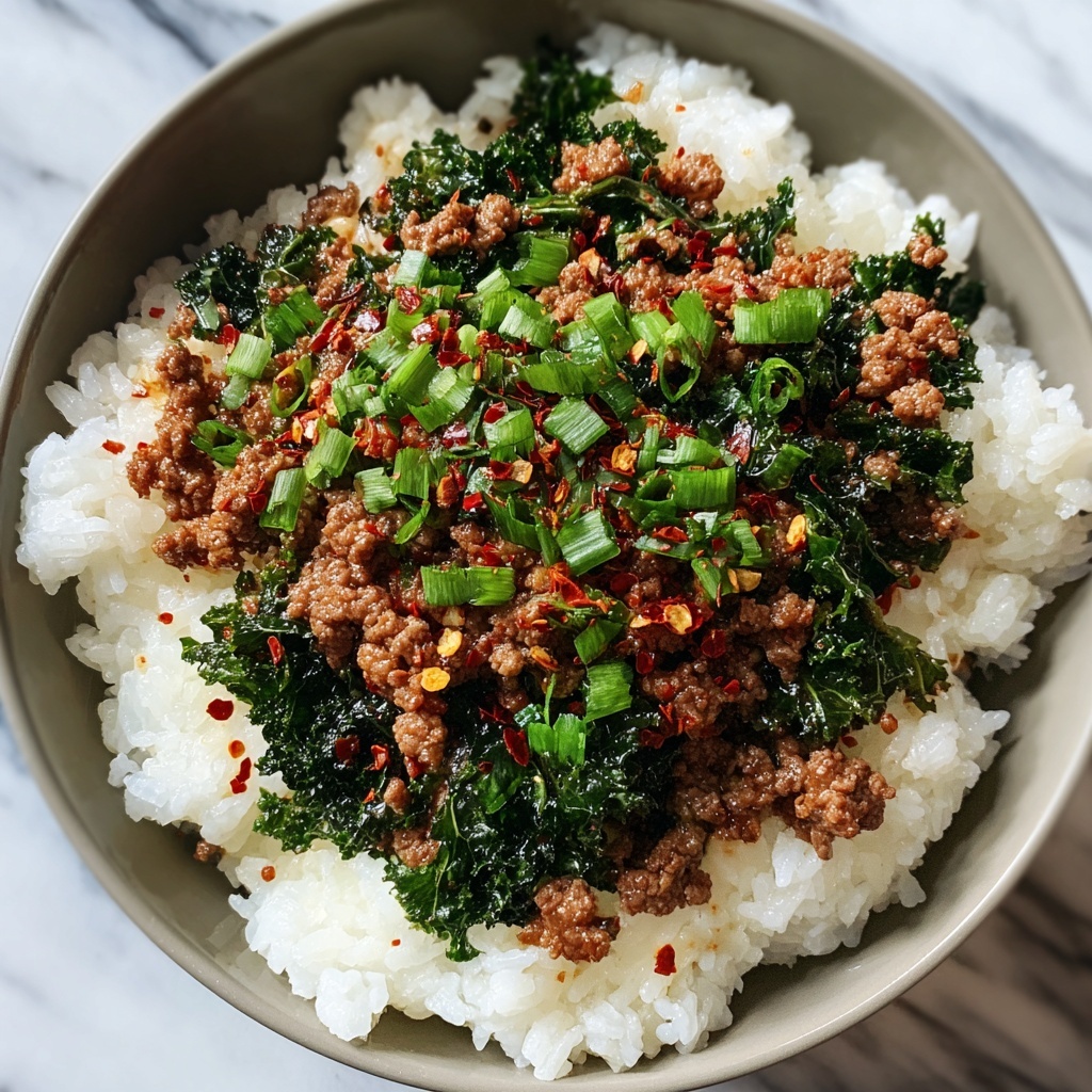 Lazy Girl Beef & Rice Bowl Recipe - Recipe Image