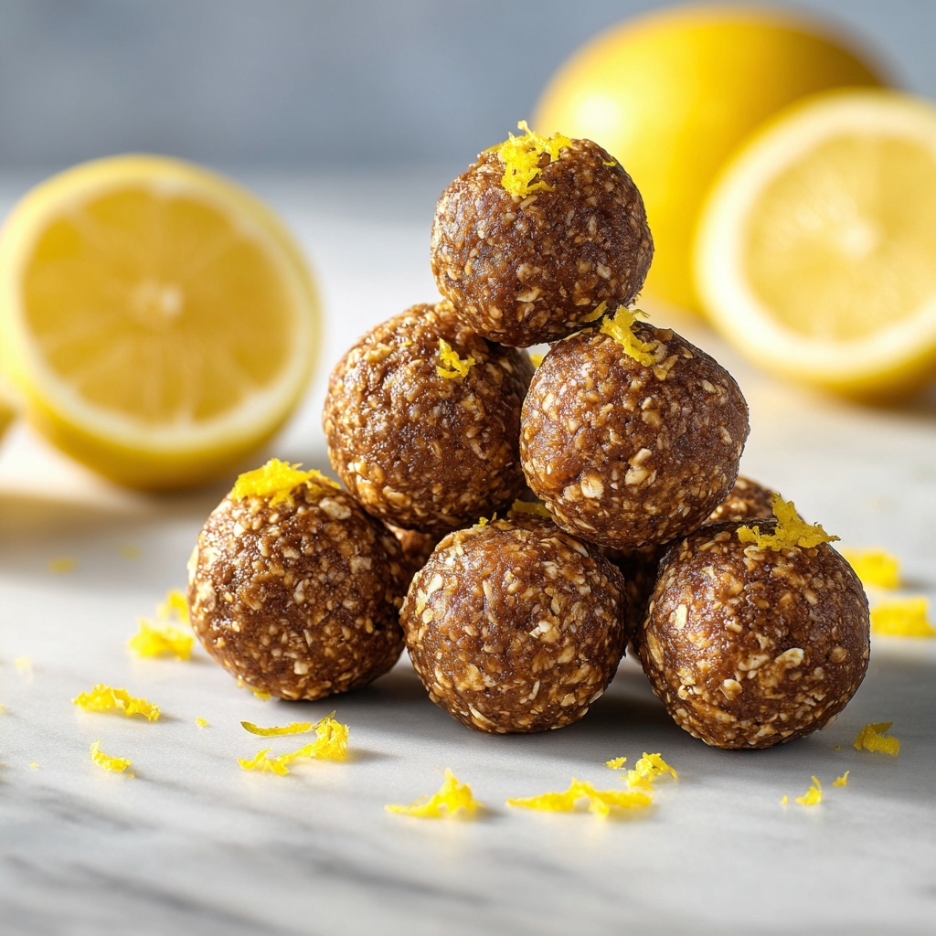 Lemon Zest Energy Balls Recipe - Recipe Image