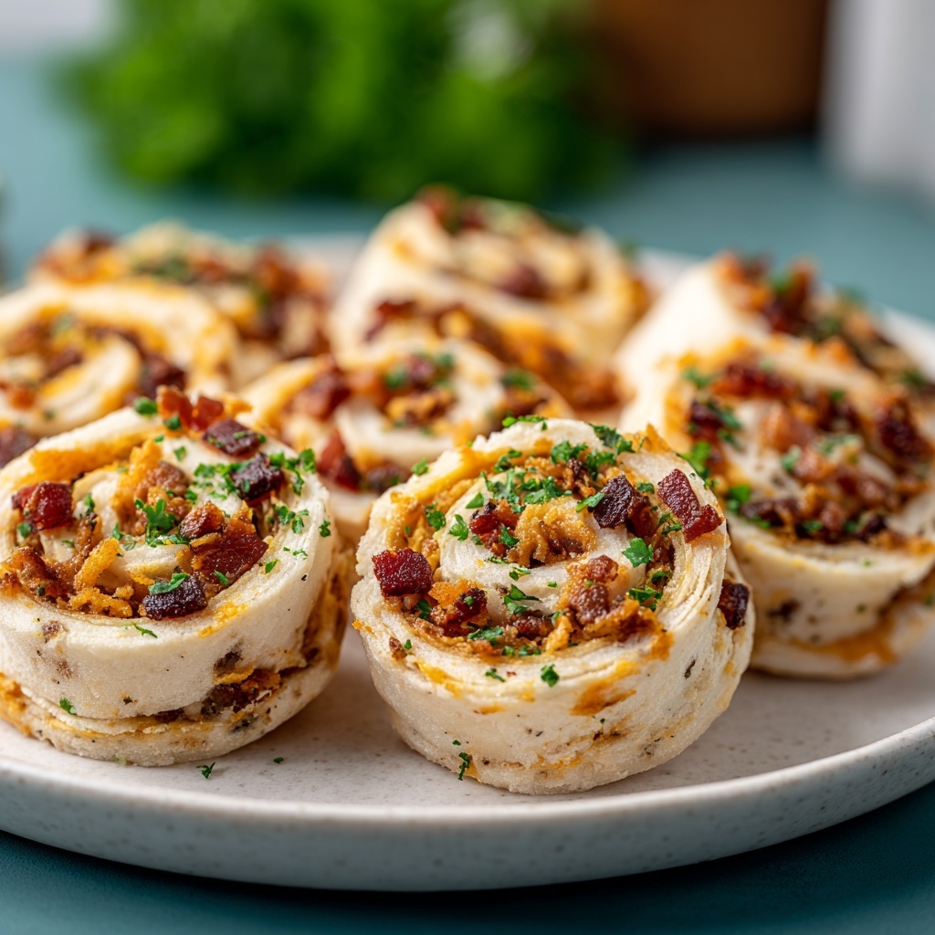 Cracked Out Turkey Pinwheels Recipe - Recipe Image