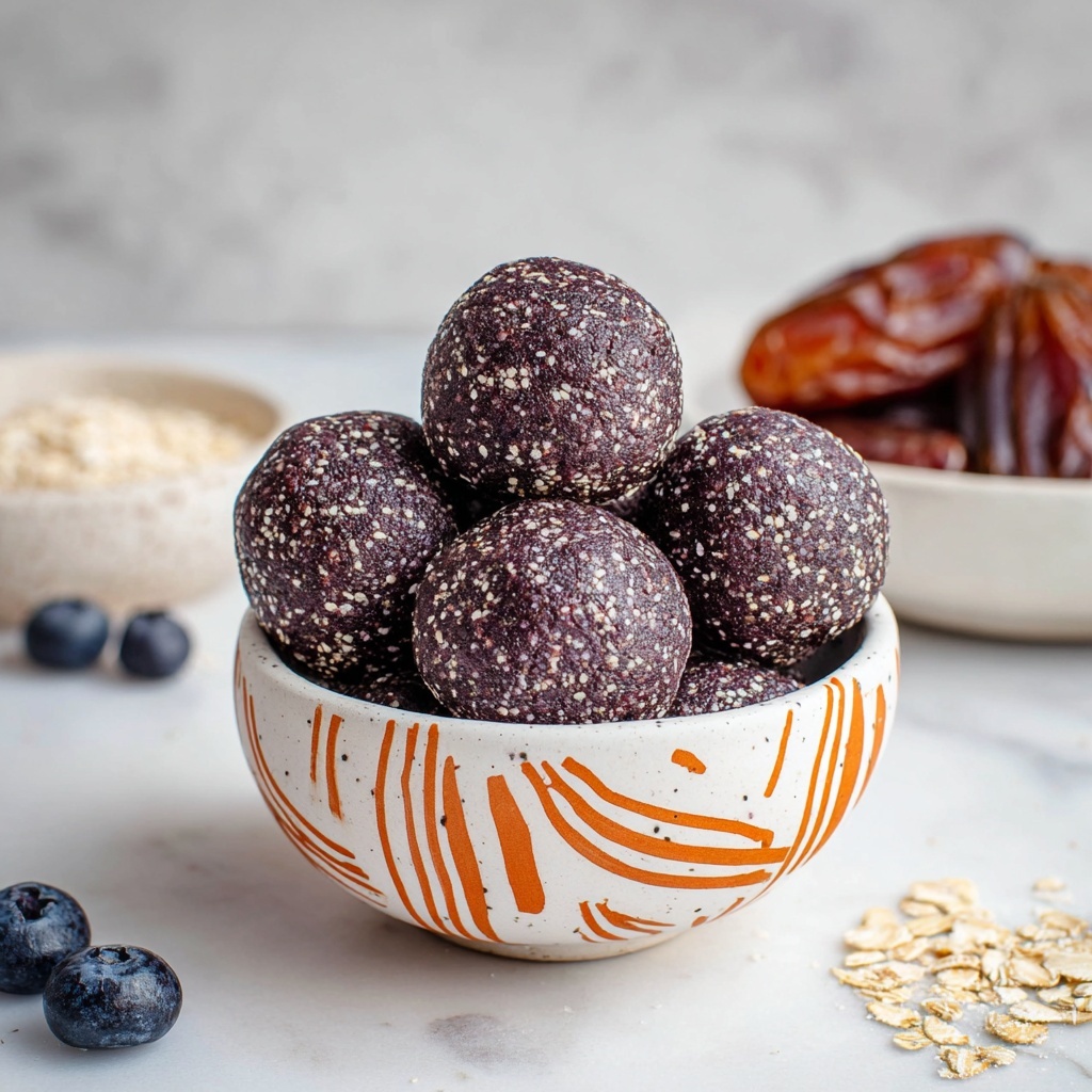 Blueberry Energy Balls Recipe - Recipe Image