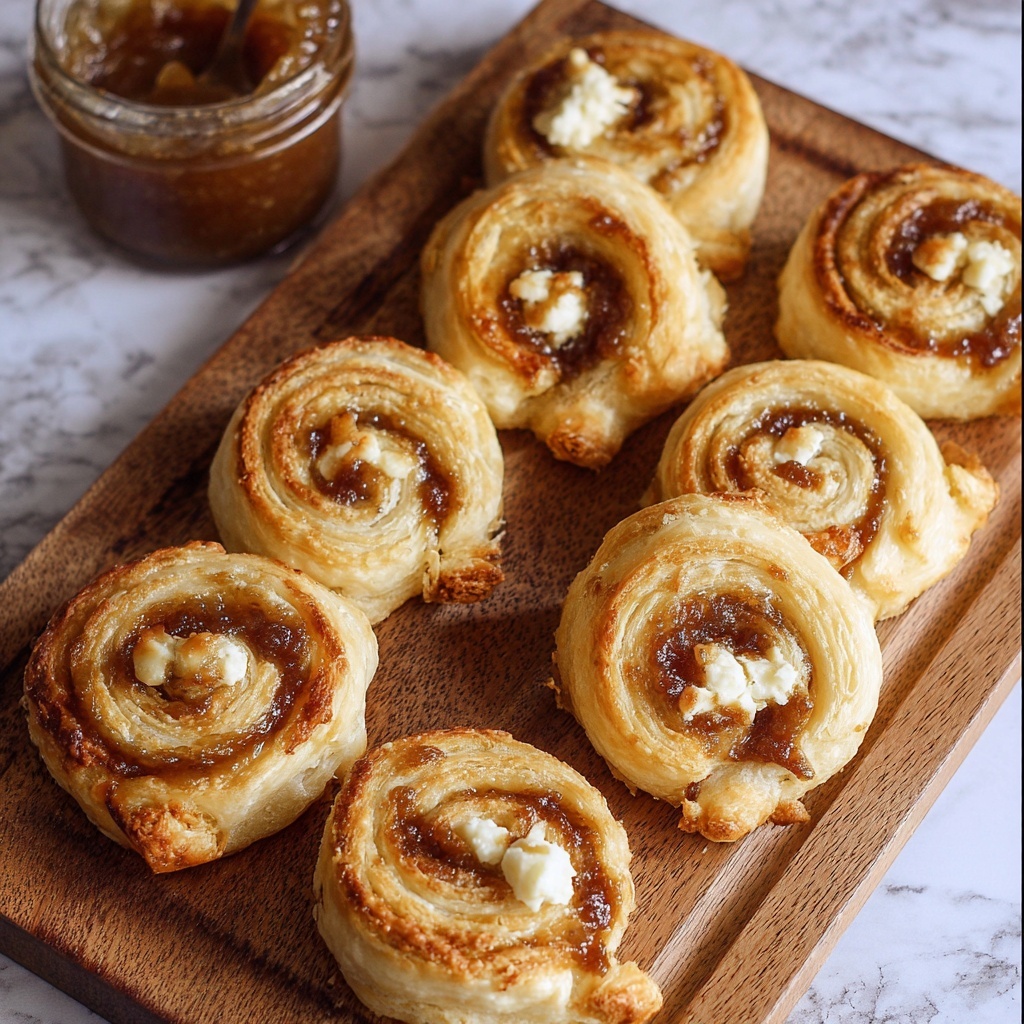 Fig and Goat Cheese Appetizer Pinwheels Recipe - Recipe Image