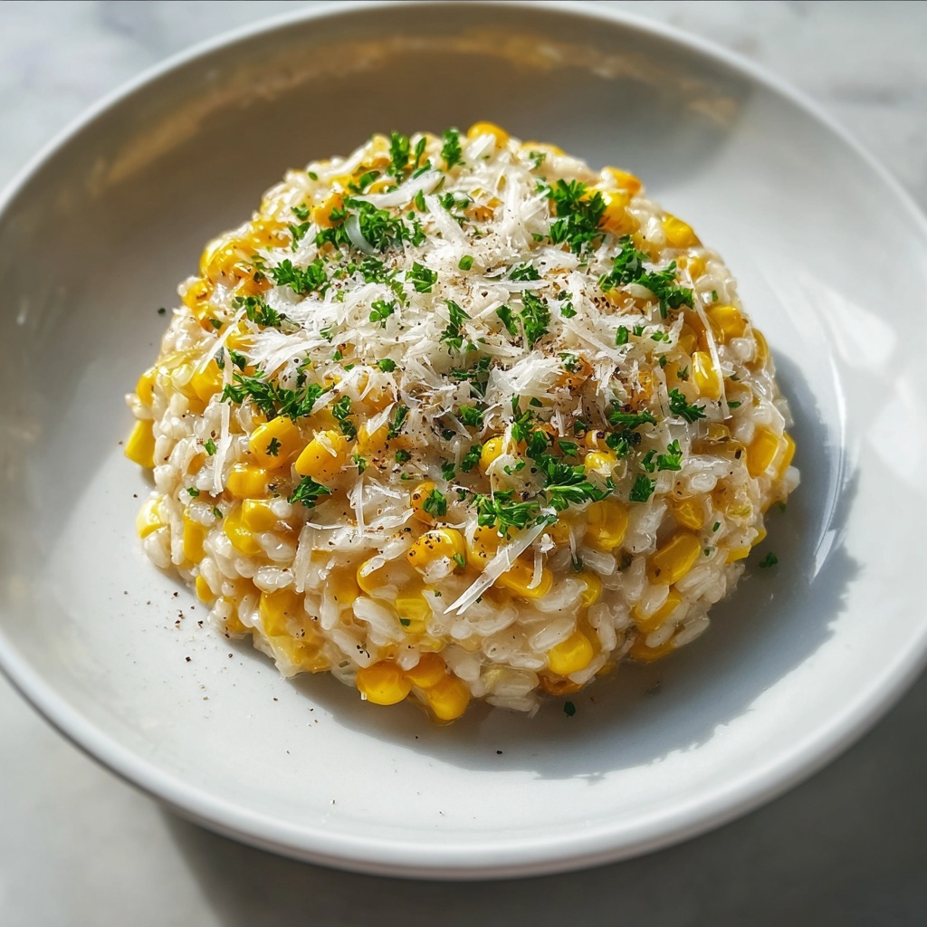 Sweet Corn Risotto Recipe - Recipe Image