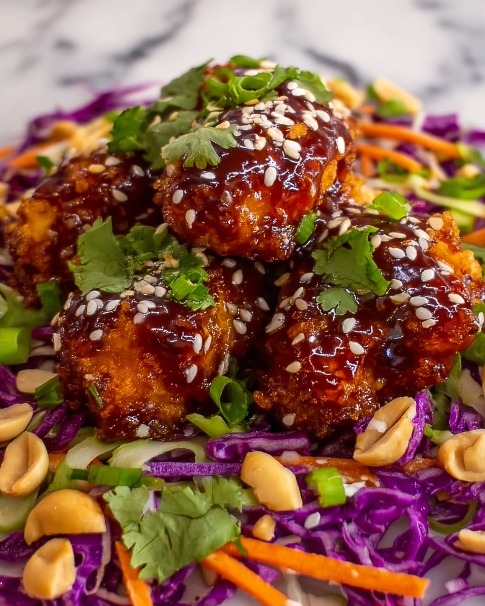 Crunchy Asian Sesame Chicken Salad Recipe - Recipe Image