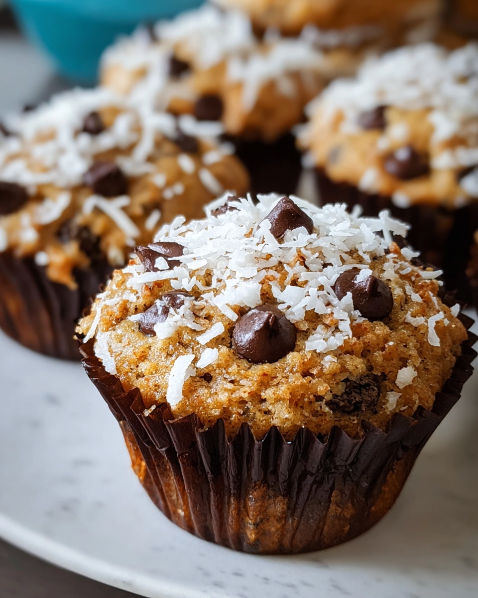 Chocolate Banana Coconut Monkey Muffins Recipe - Recipe Image
