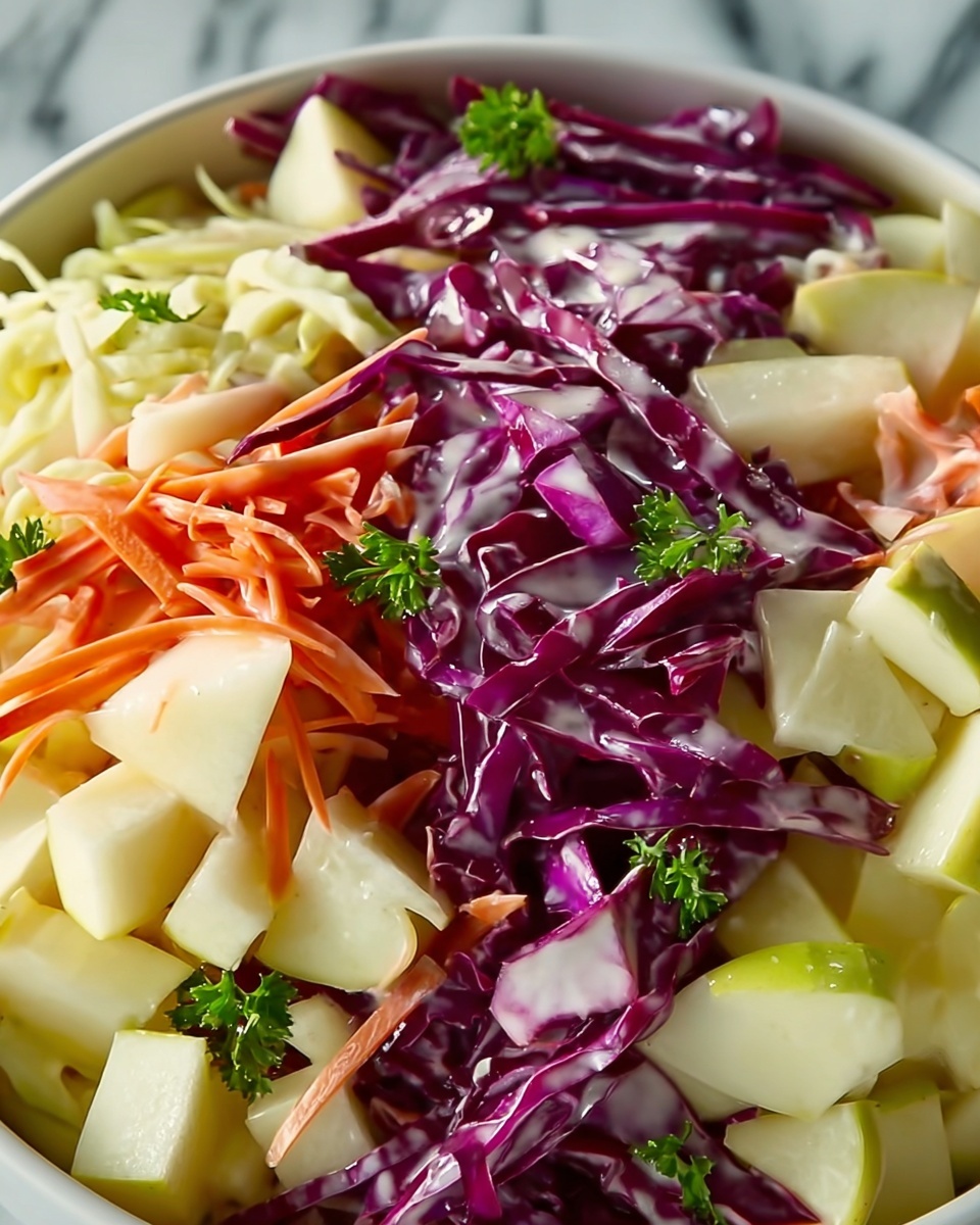 Apple Cranberry Coleslaw Recipe - Recipe Image