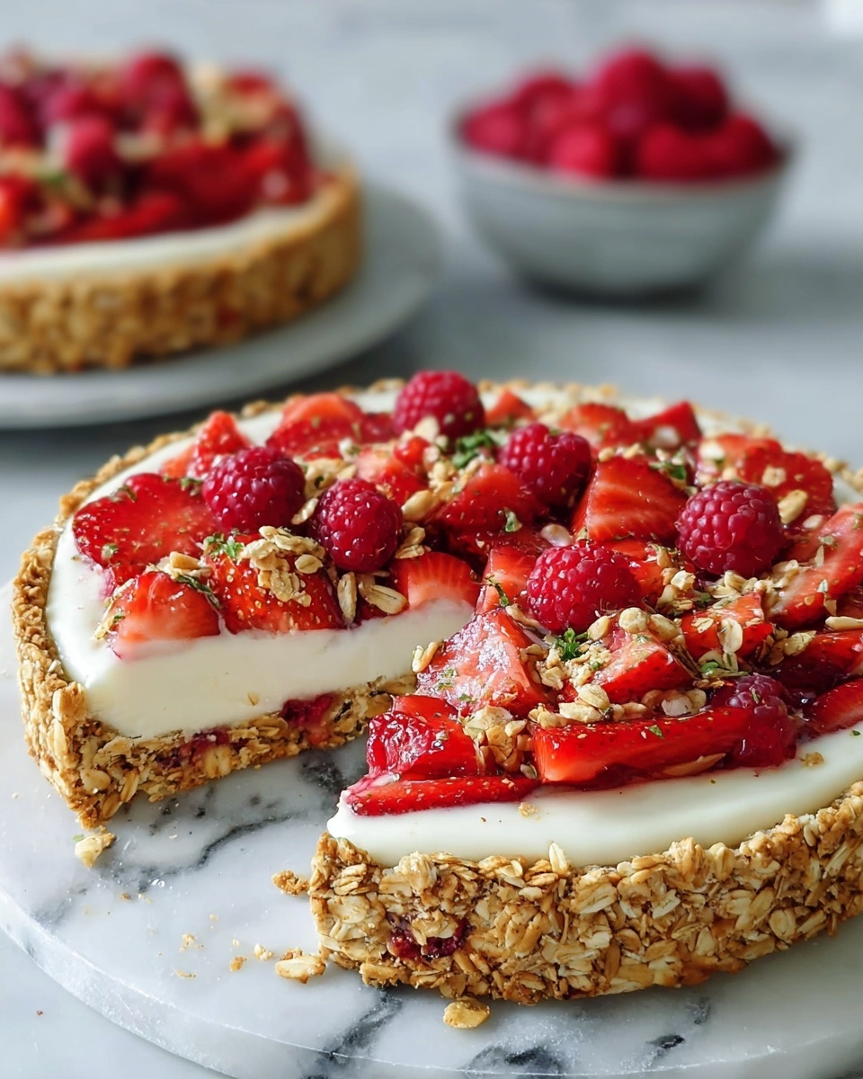 Breakfast Fruit Tart with Granola Crust Recipe - Recipe Image