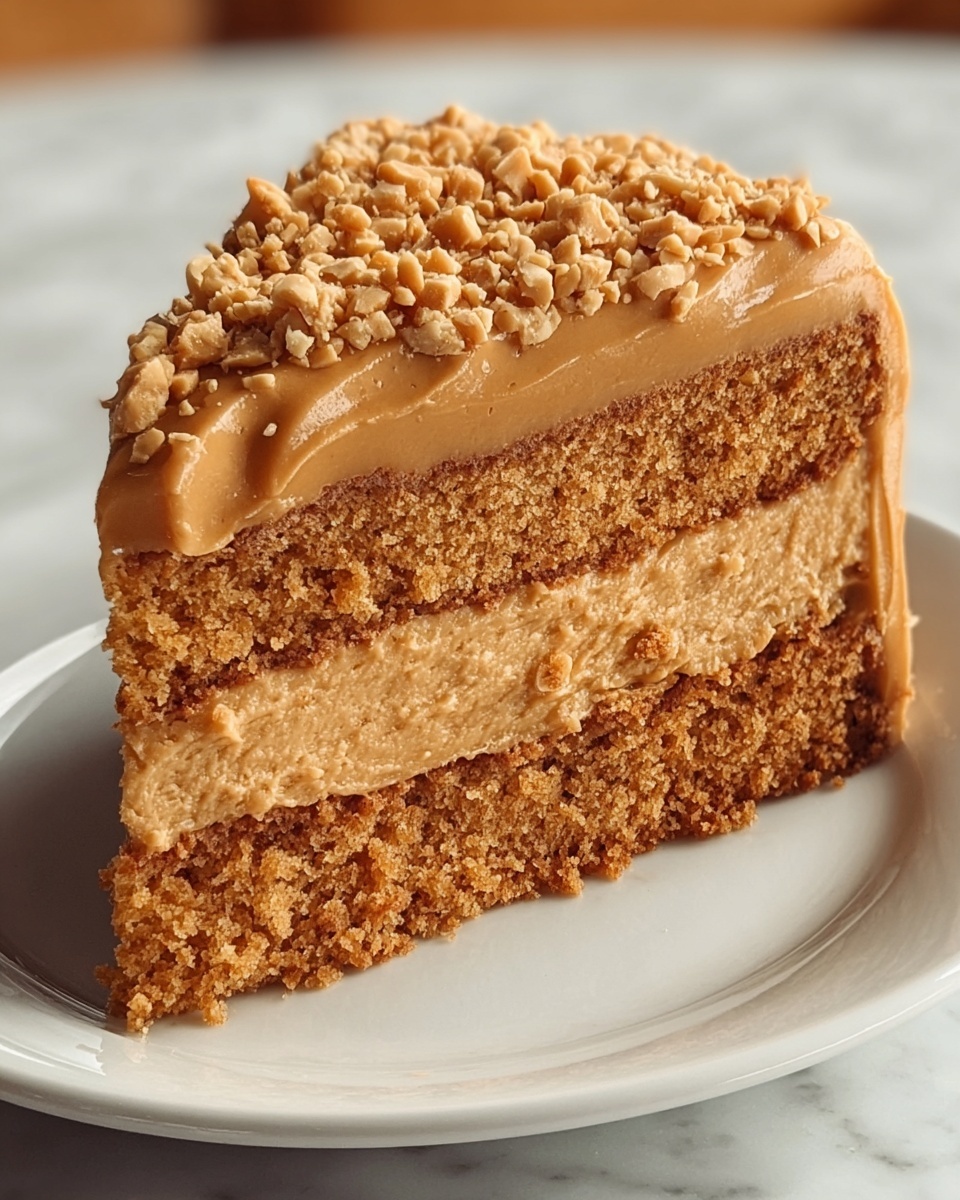 Peanut Butter Cake with Peanut Butter Frosting Recipe - Recipe Image
