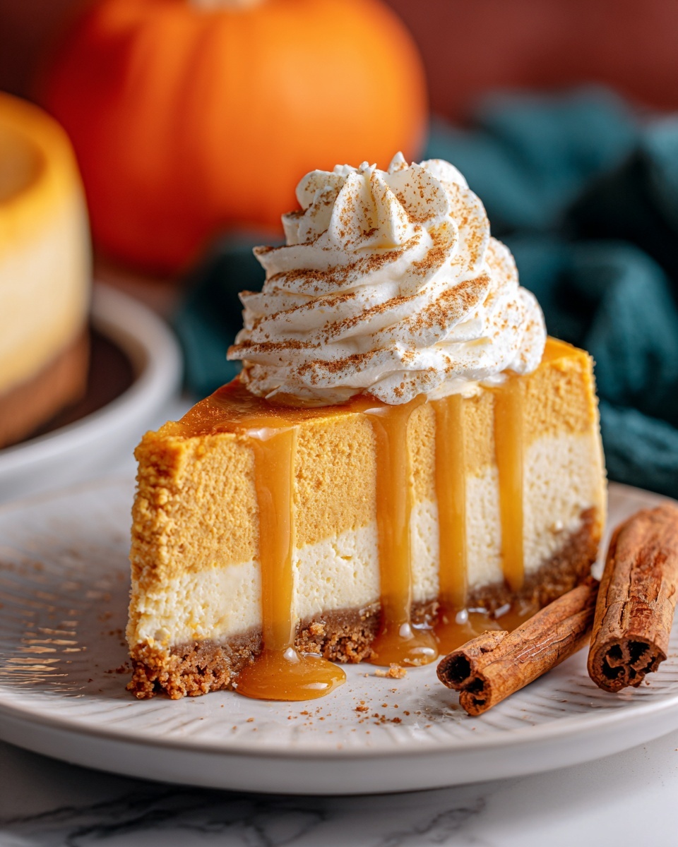 No-Bake Pumpkin Cheesecake Recipe - Recipe Image