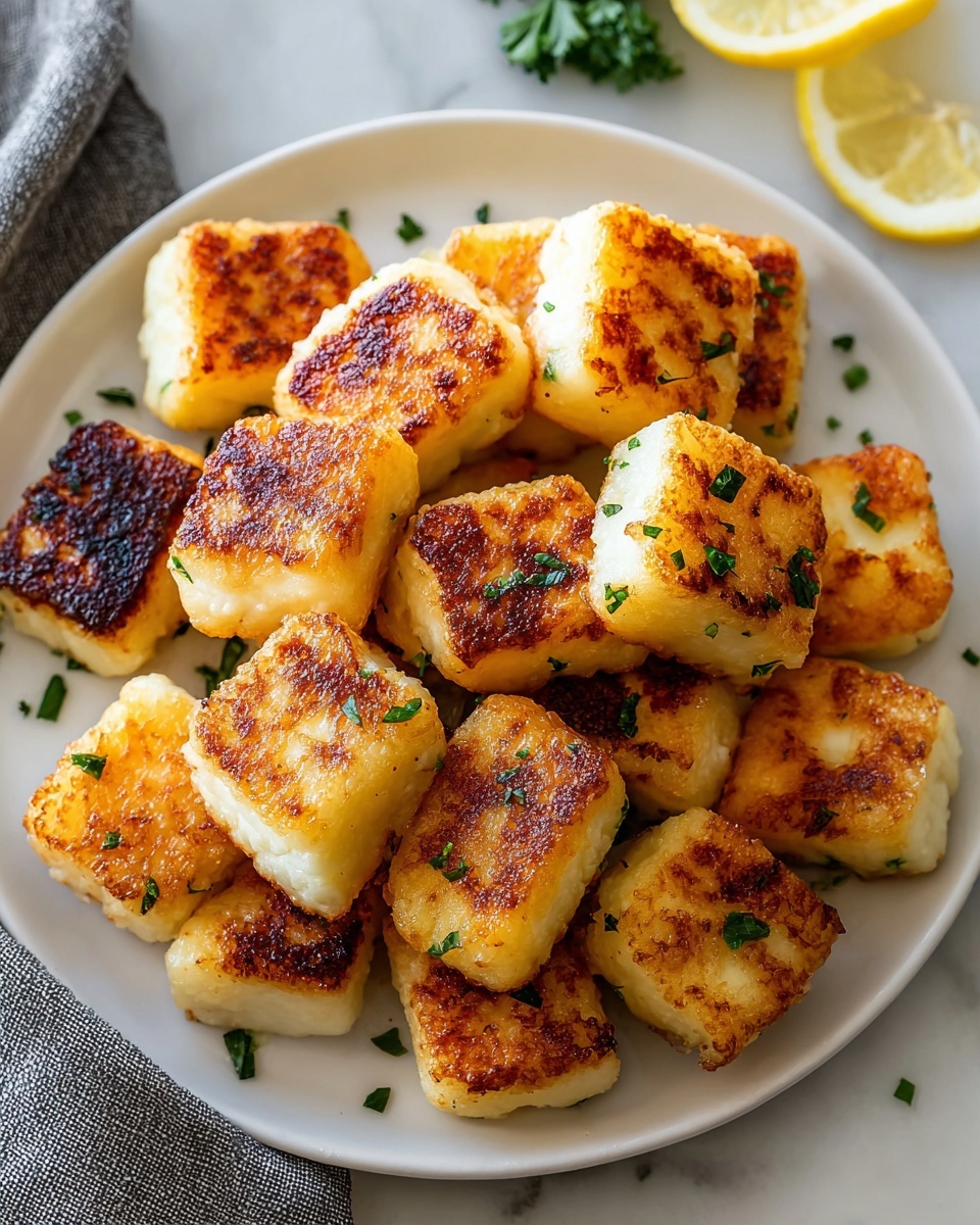 Honey-Glazed Halloumi Bites Recipe - Recipe Image