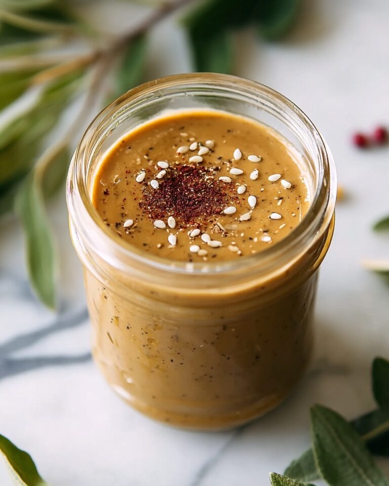 Creamy Maple Mustard Tahini Dressing Recipe