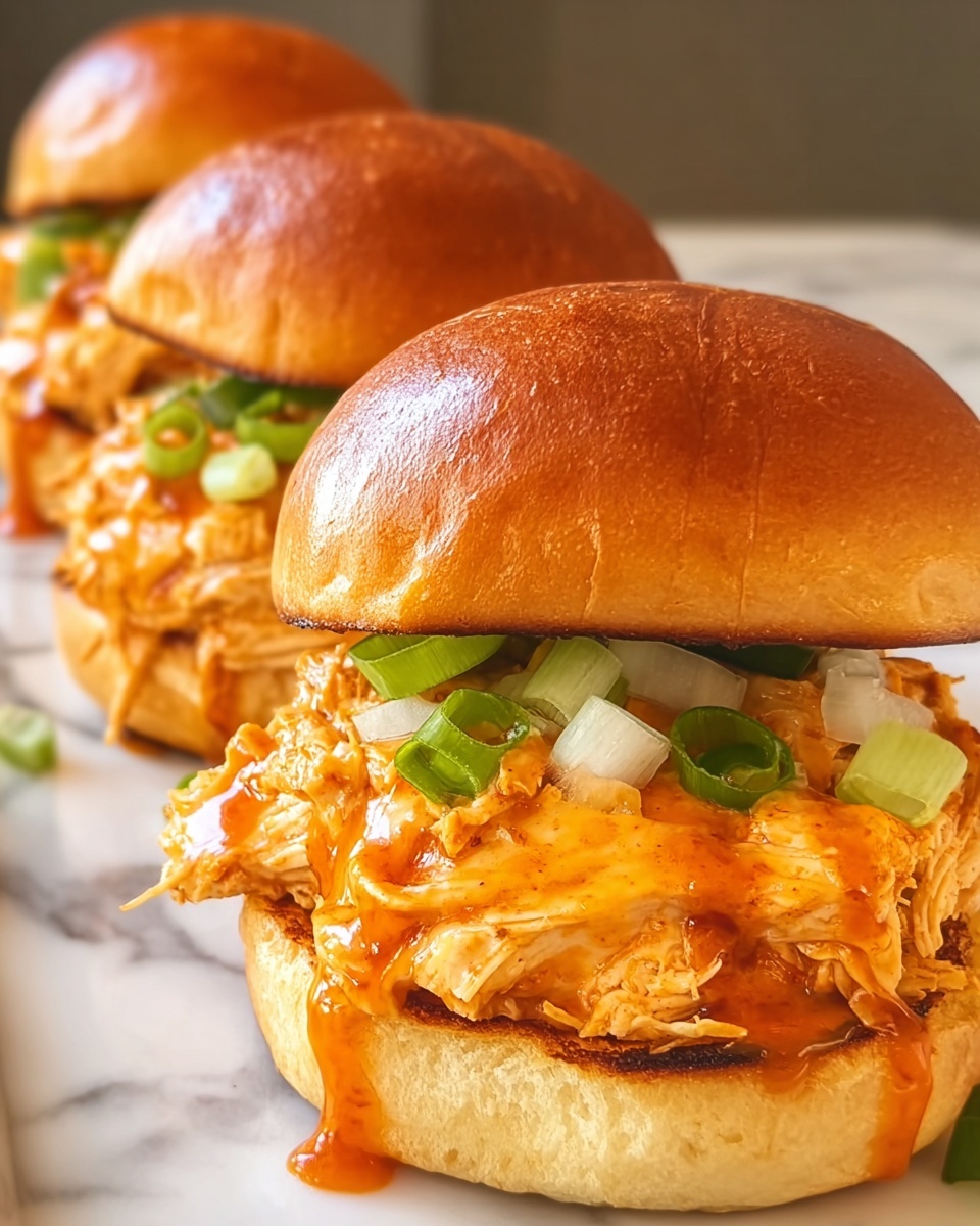Buffalo Chicken Sliders Recipe - Recipe Image
