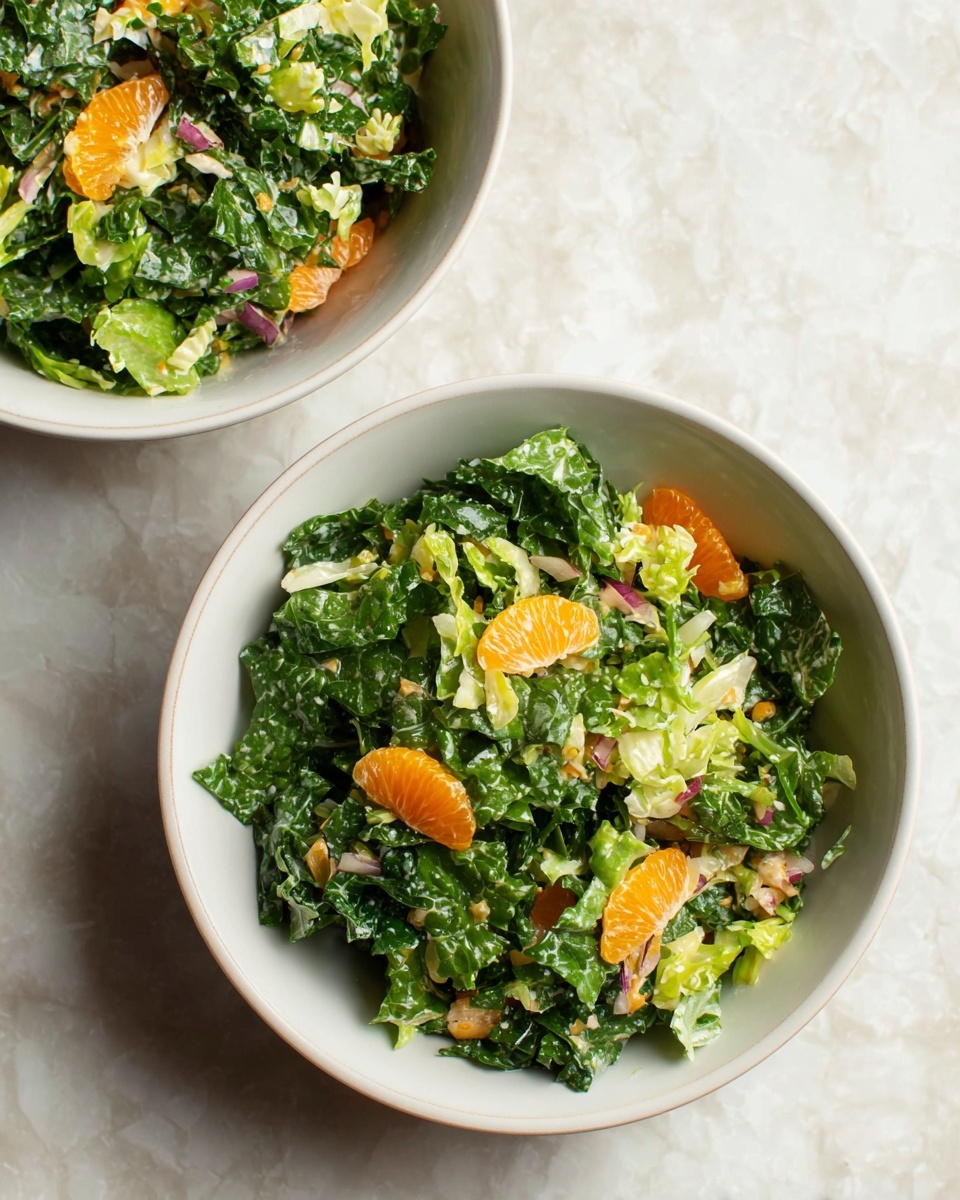 Shredded Kale and Brussels Sprouts Salad Recipe - Recipe Image
