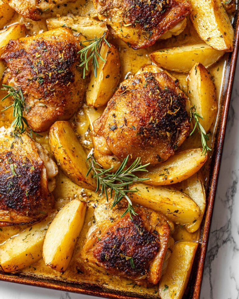Sheet Pan Baked Chicken and Potatoes Recipe