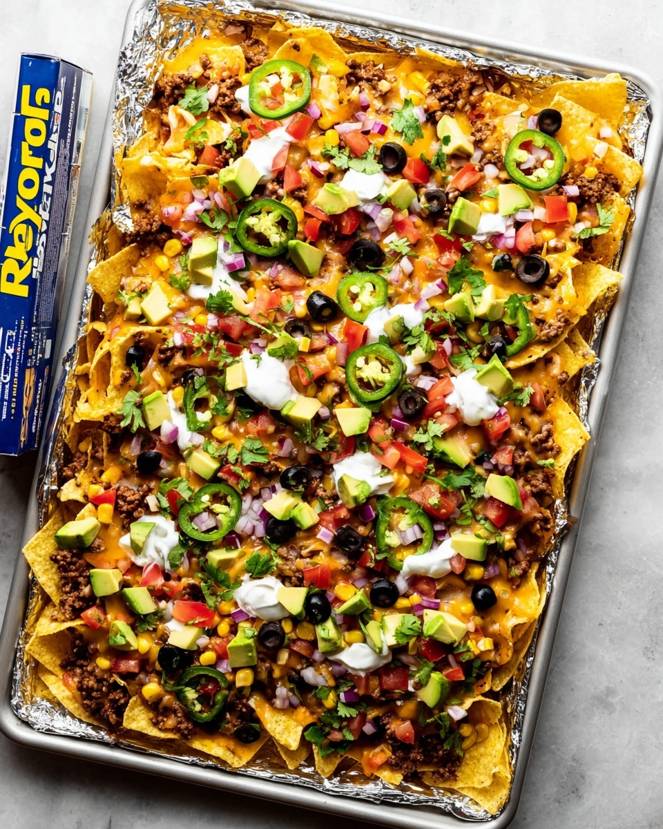 Loaded Sheet Pan Nachos Recipe - Recipe Image