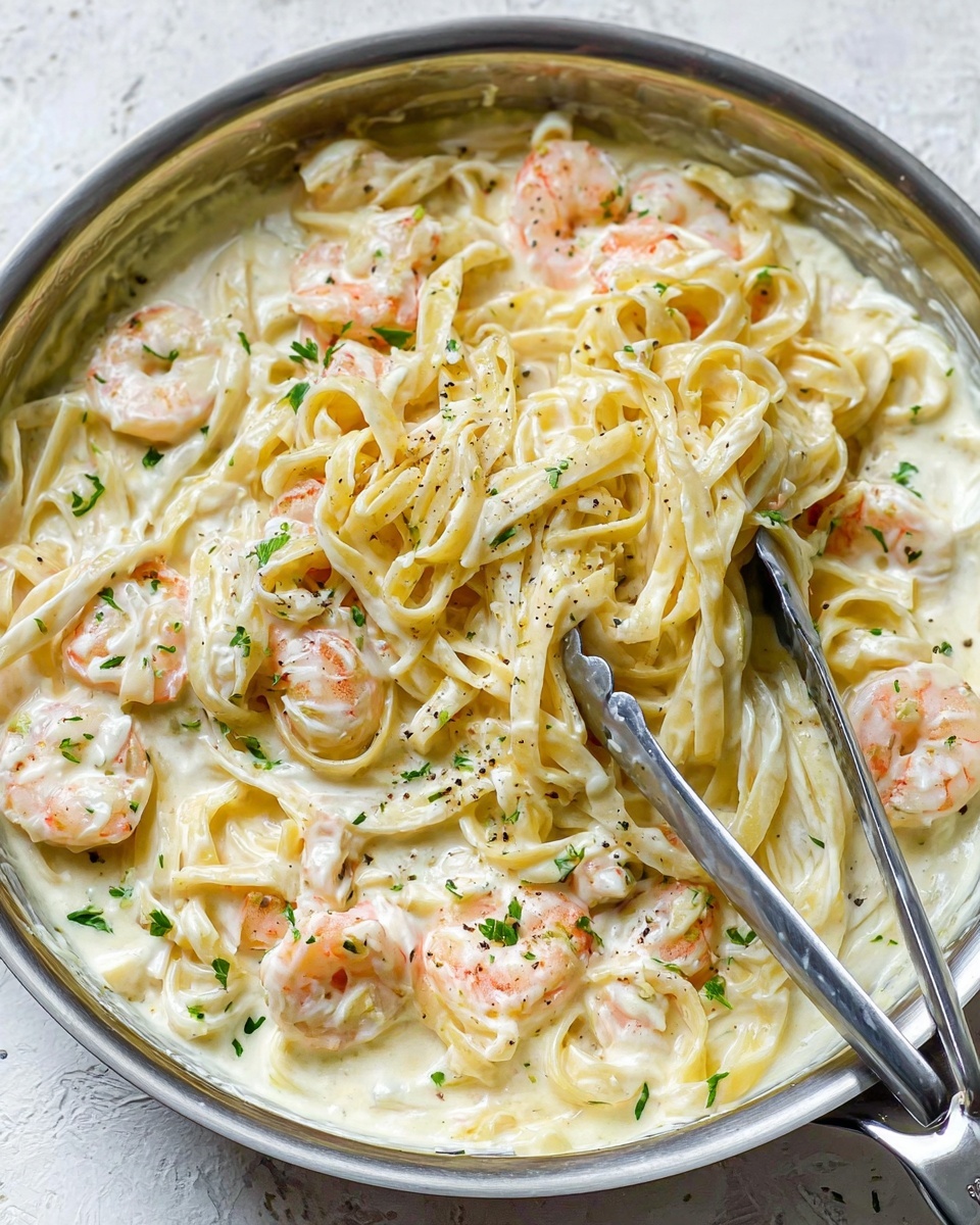Easy Shrimp Alfredo Recipe - Recipe Image