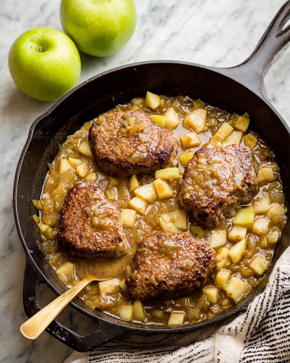 Easy Pork Chops and Apples Recipe - Recipe Image