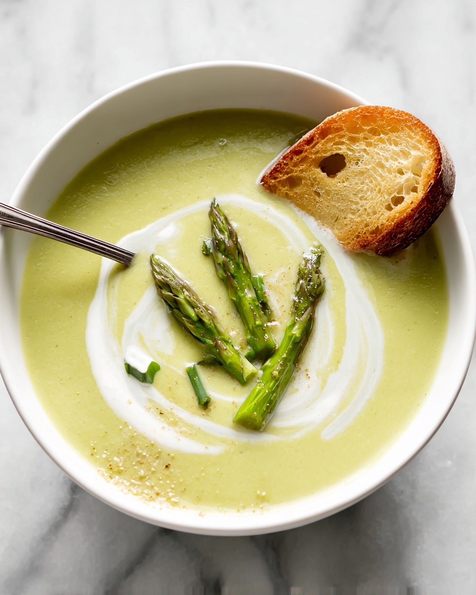 Easy Asparagus Soup Recipe - Recipe Image