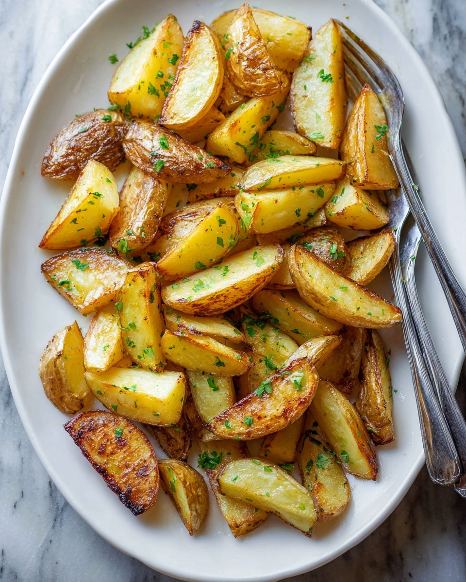 Roasted Potatoes with Butter and Parsley Recipe - Recipe Image
