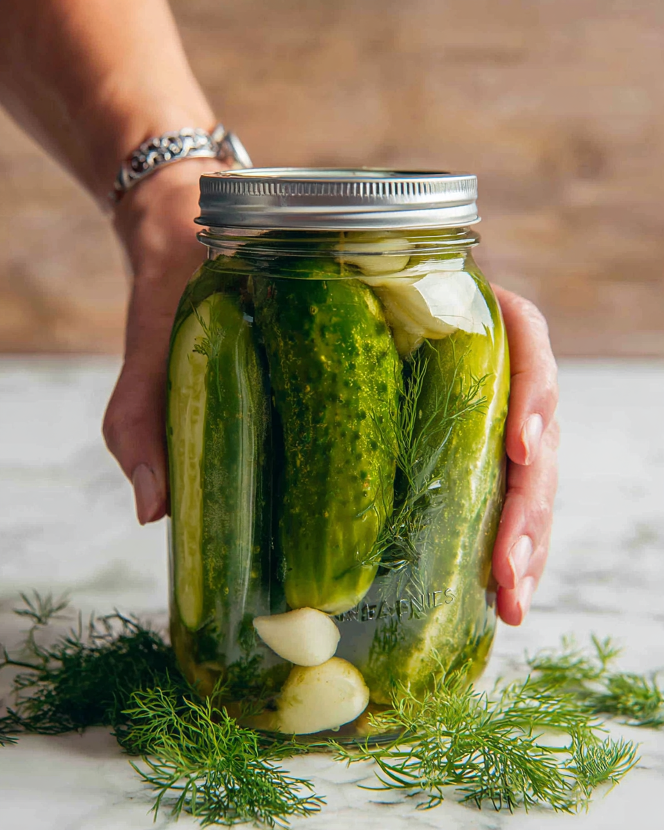 Canned Dill Pickle Recipe - Recipe Image
