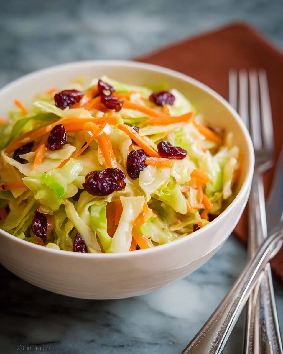 Cabbage, Carrot, and Cranberry Salad Recipe - Recipe Image