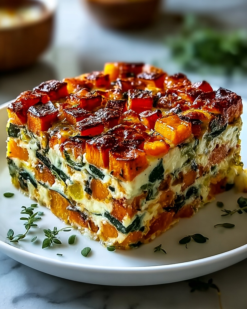 Cottage Cheese and Veggie Bake: A Healthy Breakfast Made Effortless Recipe - Recipe Image