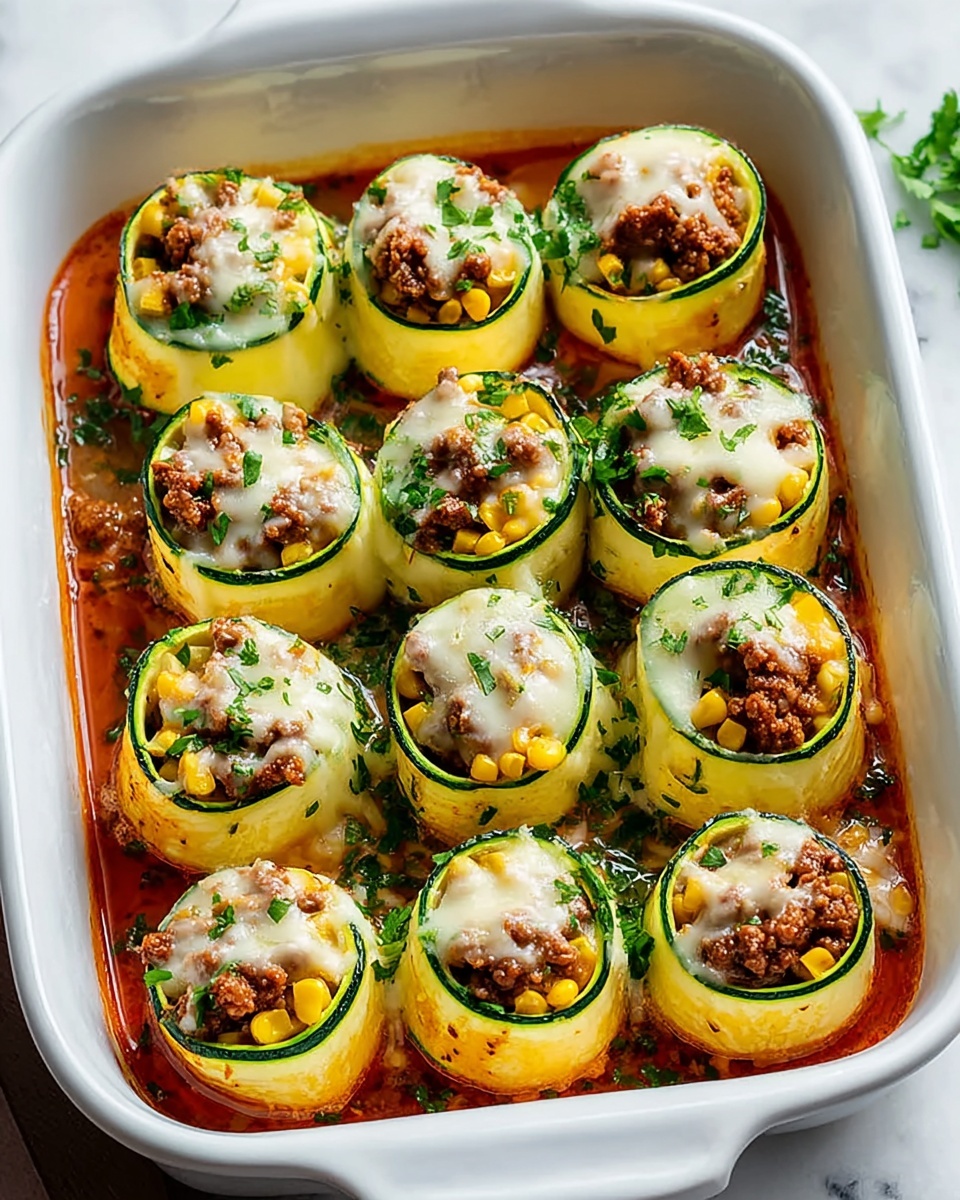 Zucchini Enchiladas: A Fresh and Healthy Dinner Recipe - Recipe Image