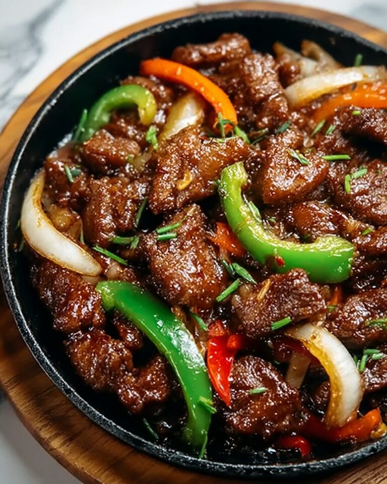 Flavor-Packed Chinese Pepper Steak with Onions Recipe