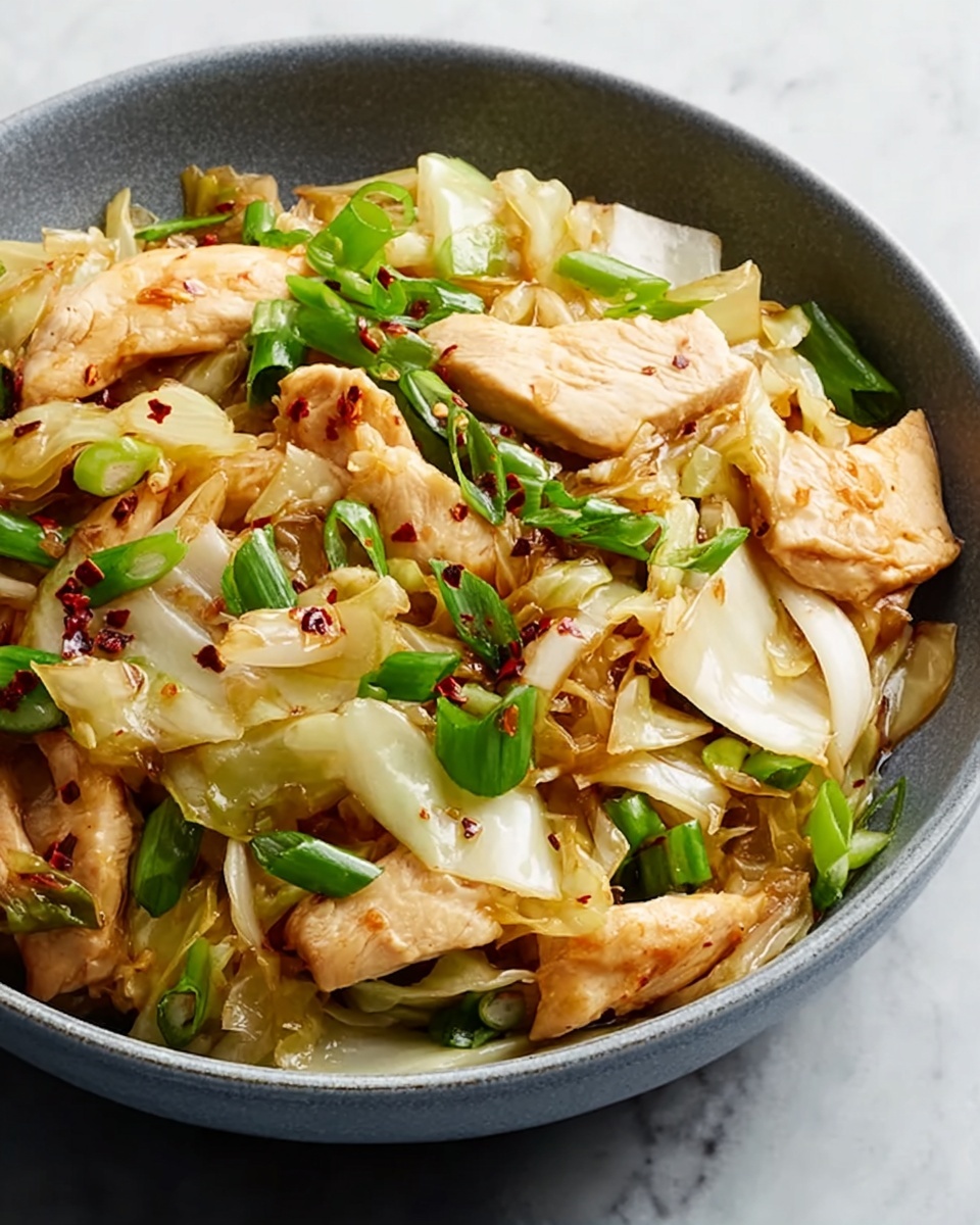 Chinese Chicken Cabbage Stir Fry Recipe - Recipe Image